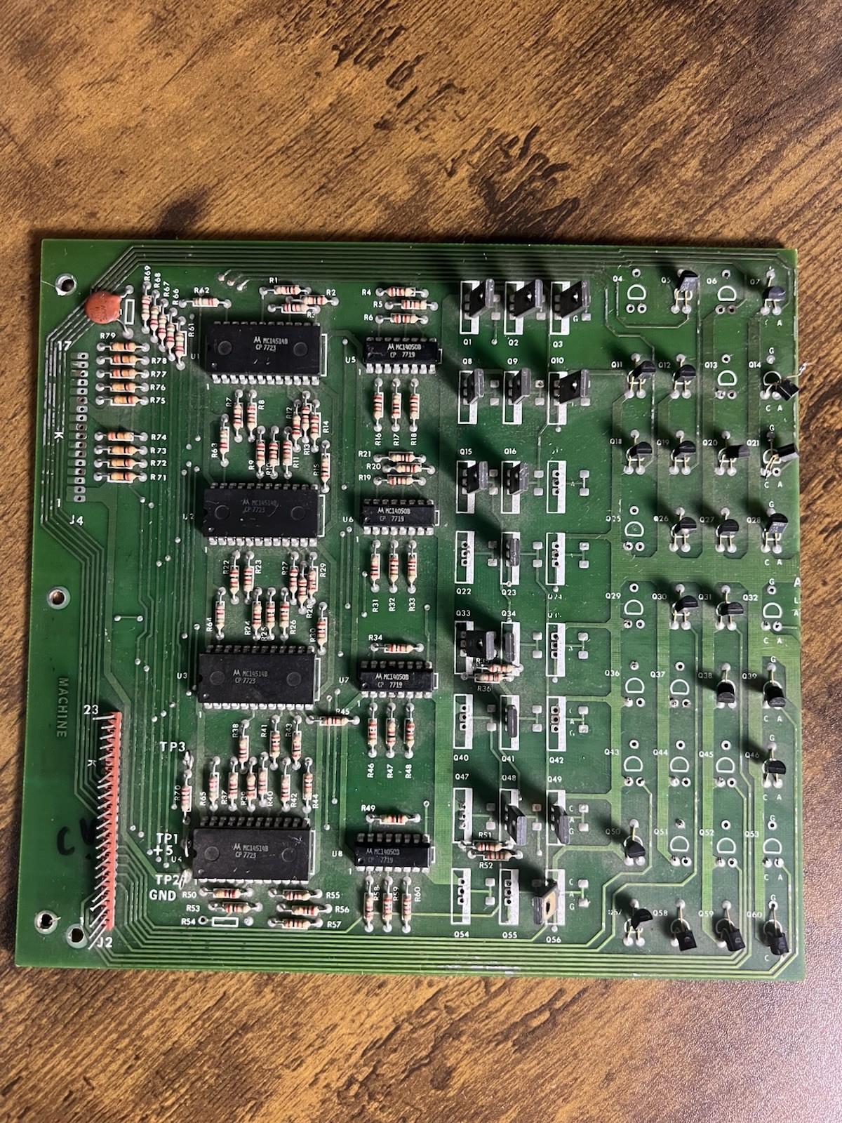 Bally AS-2518-14 Rev 2 Lamp Driver Board M-645-365 Vintage Pinball Untested