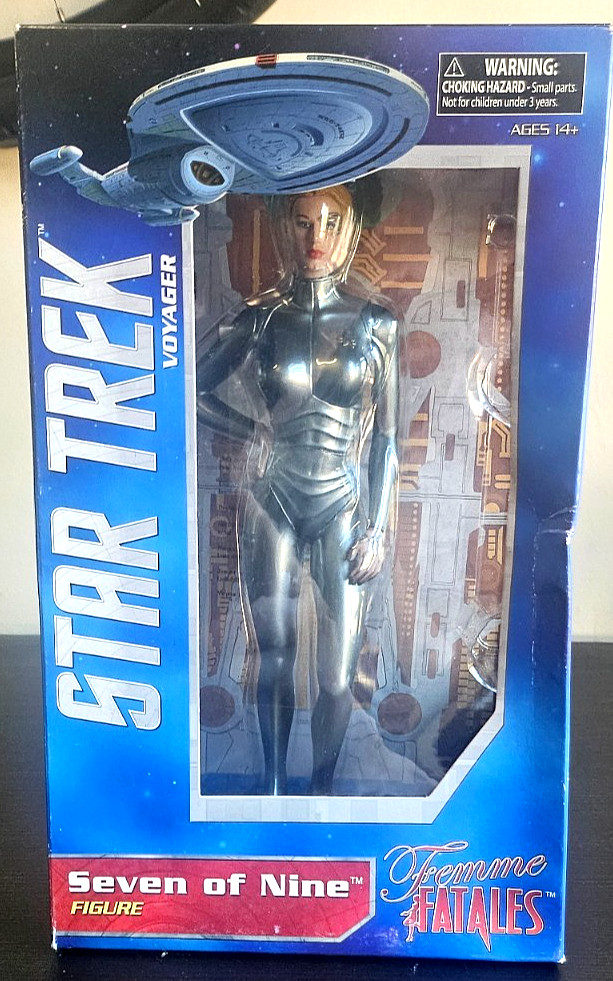 Star Trek Voyager Seven Of Nine Figure Femme Fatales 2013 NIB (Slight Box Dent)