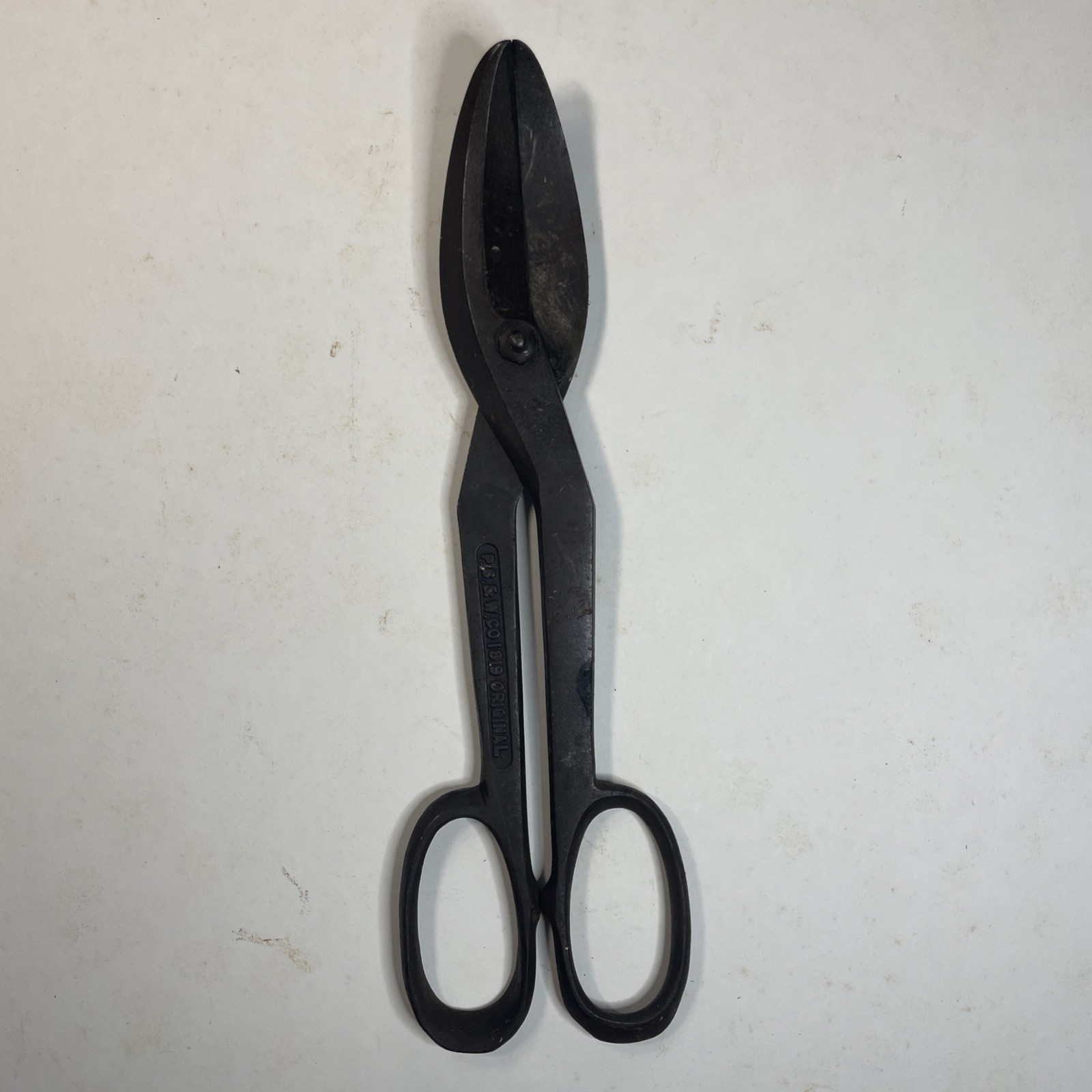 Vintage/Antique P. S. & W. Co. TIN SNIPS \