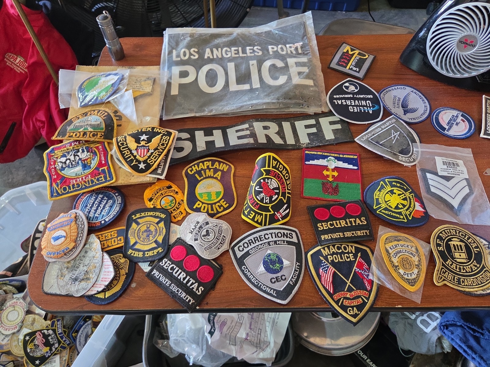 United States Military, Police, Fire,  Patch Lot Of Of Over 500 Unused Patches 