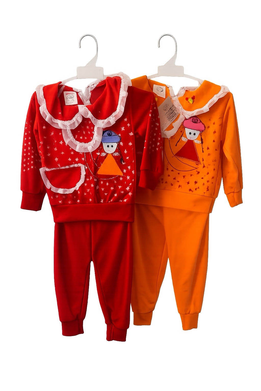 New Old Stock Happy Sweeties VINTAGE newborn baby child outfits Set Of 2 24mo