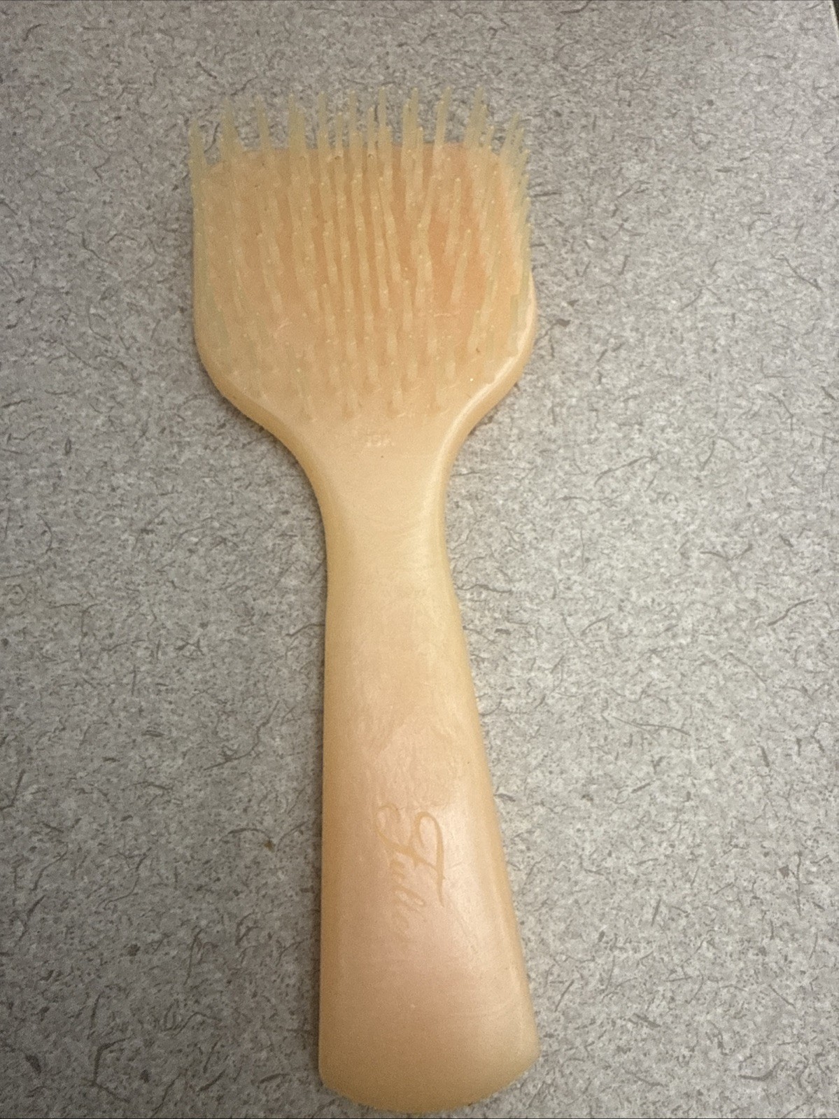 Vintage Fuller Shampoo Scalp Brush Peach 7” Retro Plastic USA