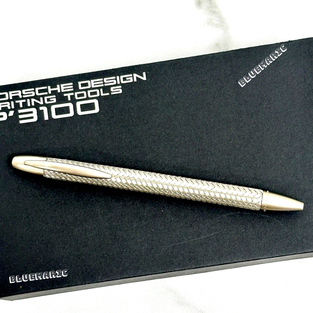 NEW Porsche Design Tec Flex P3100 Braided Weave Ballpoint Pen Collectors Gift NEW Porsche Design Tec Flex P3100 Braided Weave Ballpoint Pen Collectors Gift