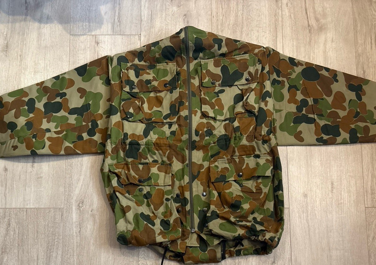 RARE Australian Camo Dpcu Paratrooper Jacket Xl original with padding 