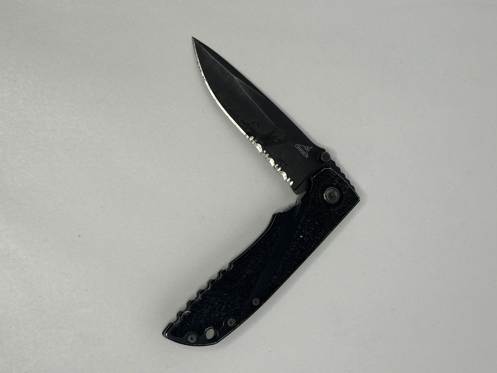 Gerber Icon Tactical Knife Bill Harsey Design Vintage Rare Discontinued Used