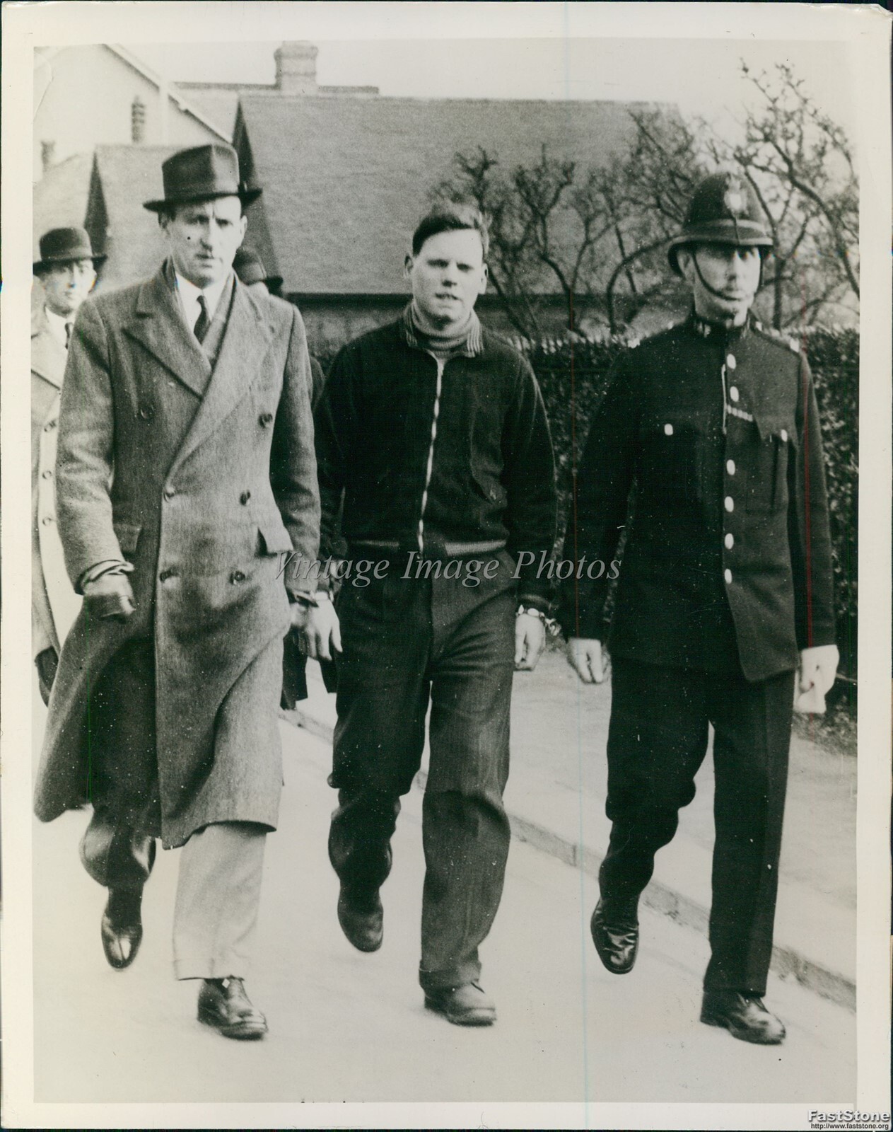 1942 John David Moore England British Soldier Charged Shooting Wirephoto 7x9