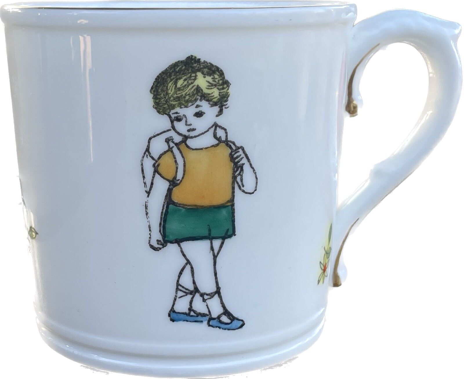 Royal Worcester Children's Cup Day Of Week Thursday's Child - Vintage 1958