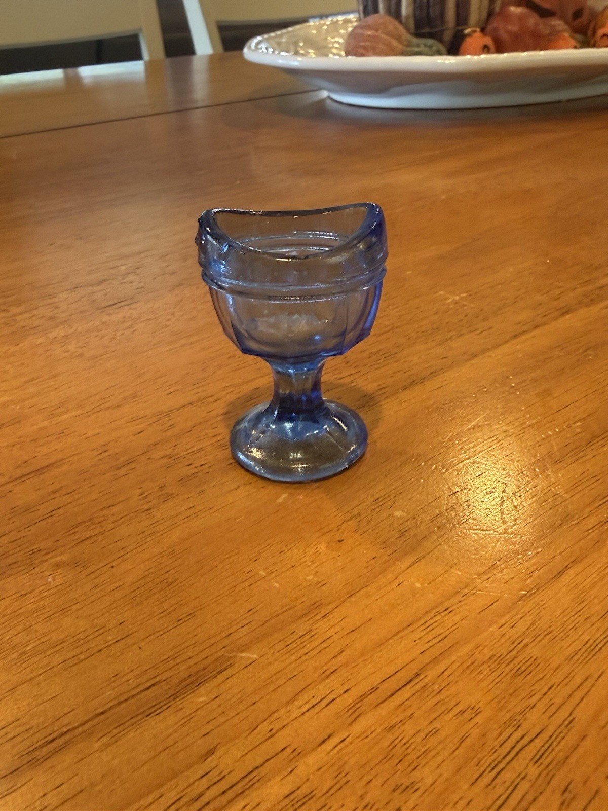 Vintage Eye Wash Cup Blue