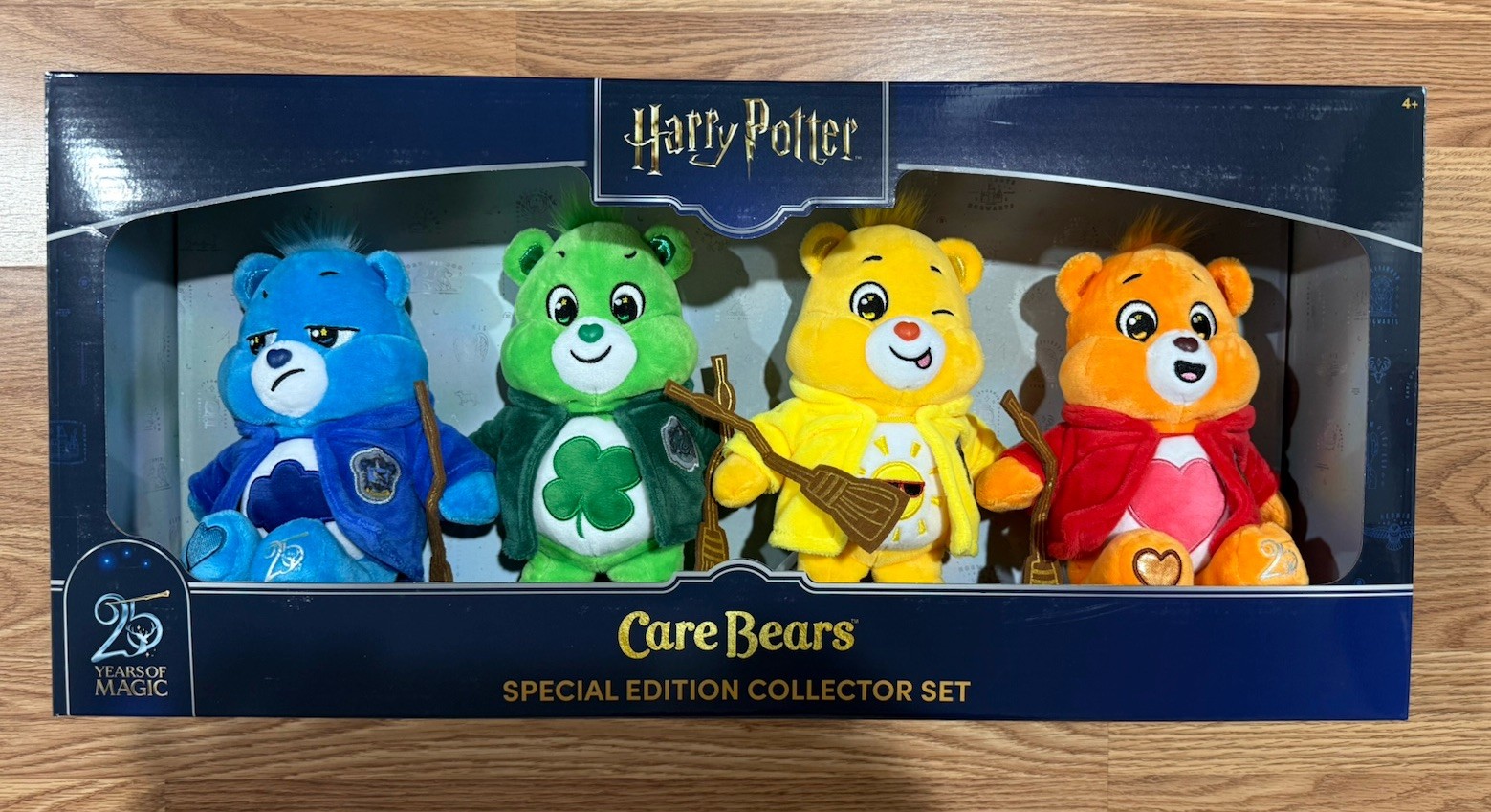 Harry Potter x Care Bears Special Edition Collector Set 4 Pack Plush 25 Years Harry Potter x Care Bears Special Edition Collector Set 4 Pack Plush 25 Years