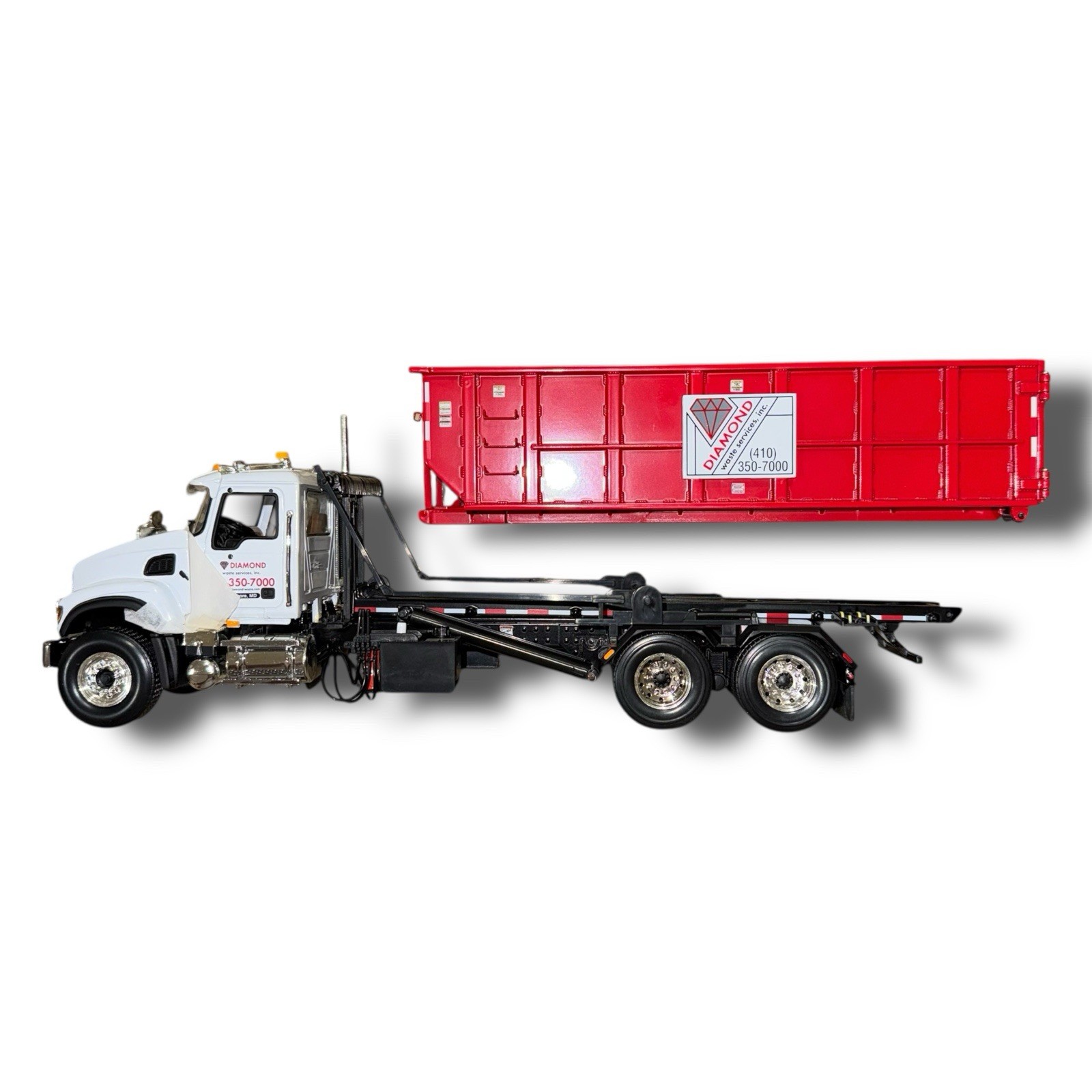 New FIRST GEAR Mack Truck Rare Diamond Waste Services Granite Roll Off Refuse New FIRST GEAR Mack Truck Rare Diamond Waste Services Granite Roll Off Refuse