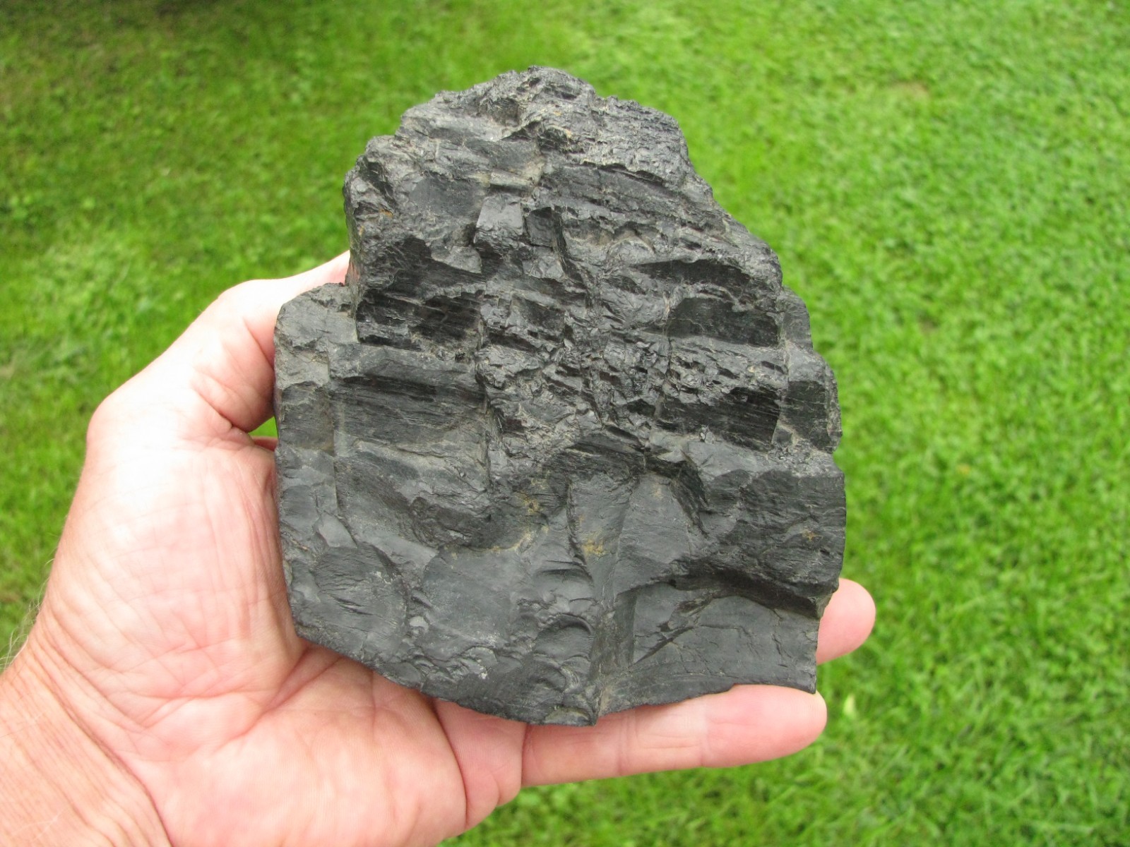 Bituminous Coal Specimen, State Rock of  West Virginia, 1 pound 5.6 ounces