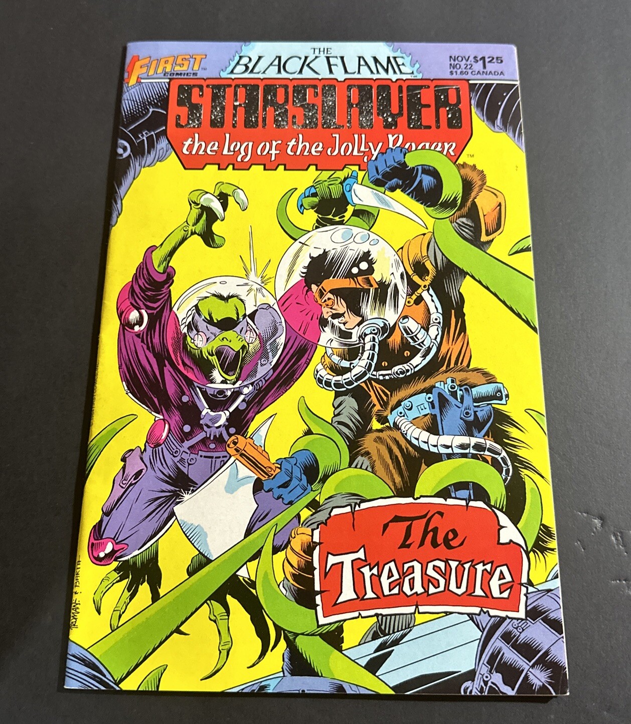 Starslayer # 22 First Comics - 1984 8.0 White Pages Kk-3 Starslayer # 22 First Comics - 1984 8.0 White Pages Kk-3