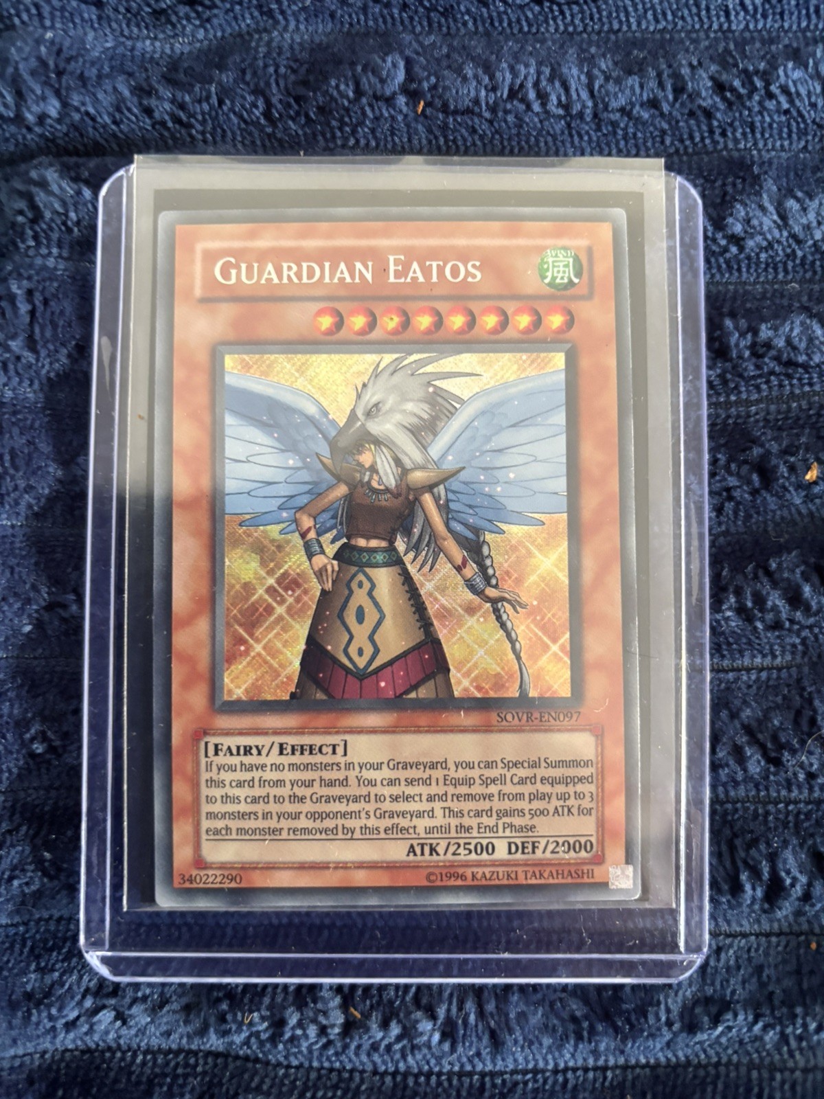 Yu-Gi-Oh - NM - Guardian Eatos - SOVR-EN097 - Secret Rare 