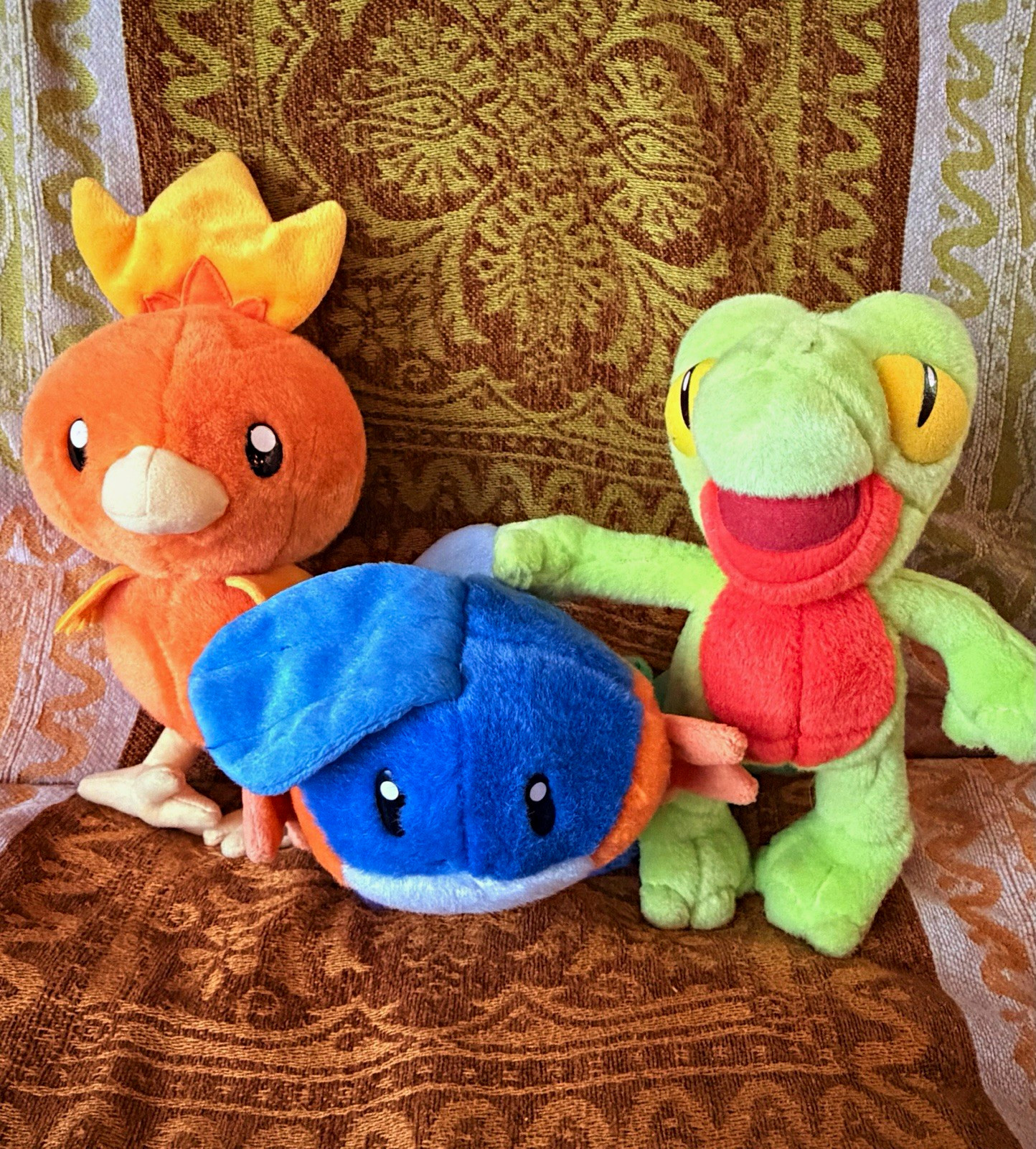 Pokémon Mudkip Torchic Treecko Hoenn Starter Plush Set Advance (2004)
