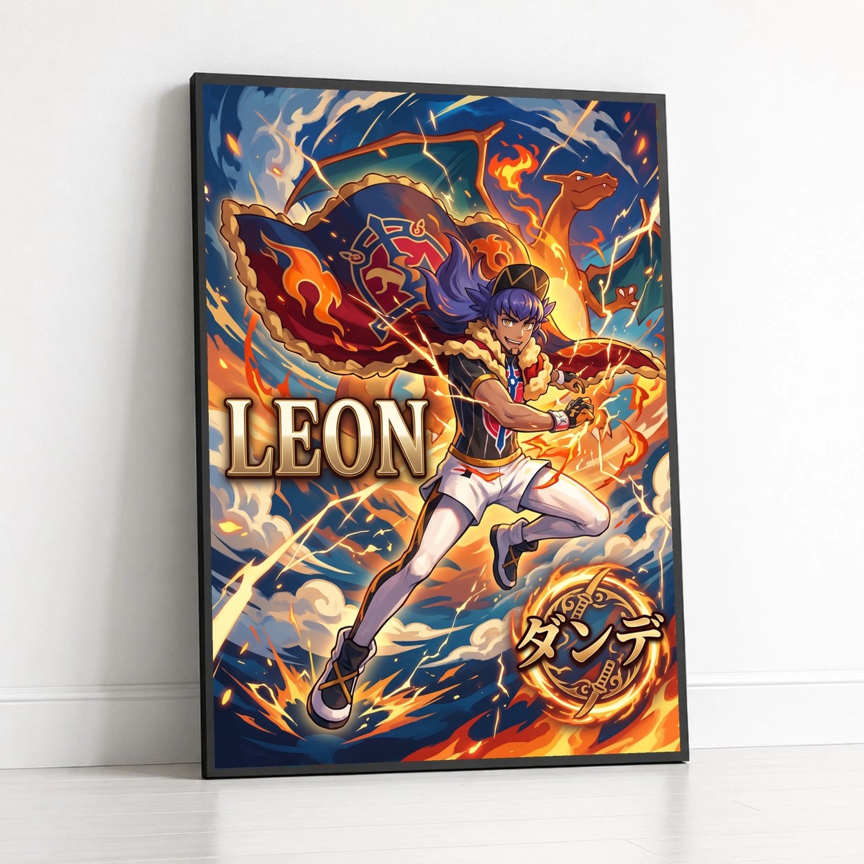 Poster Pokemon - Leon Galar Champion Ultra-HD Art Print