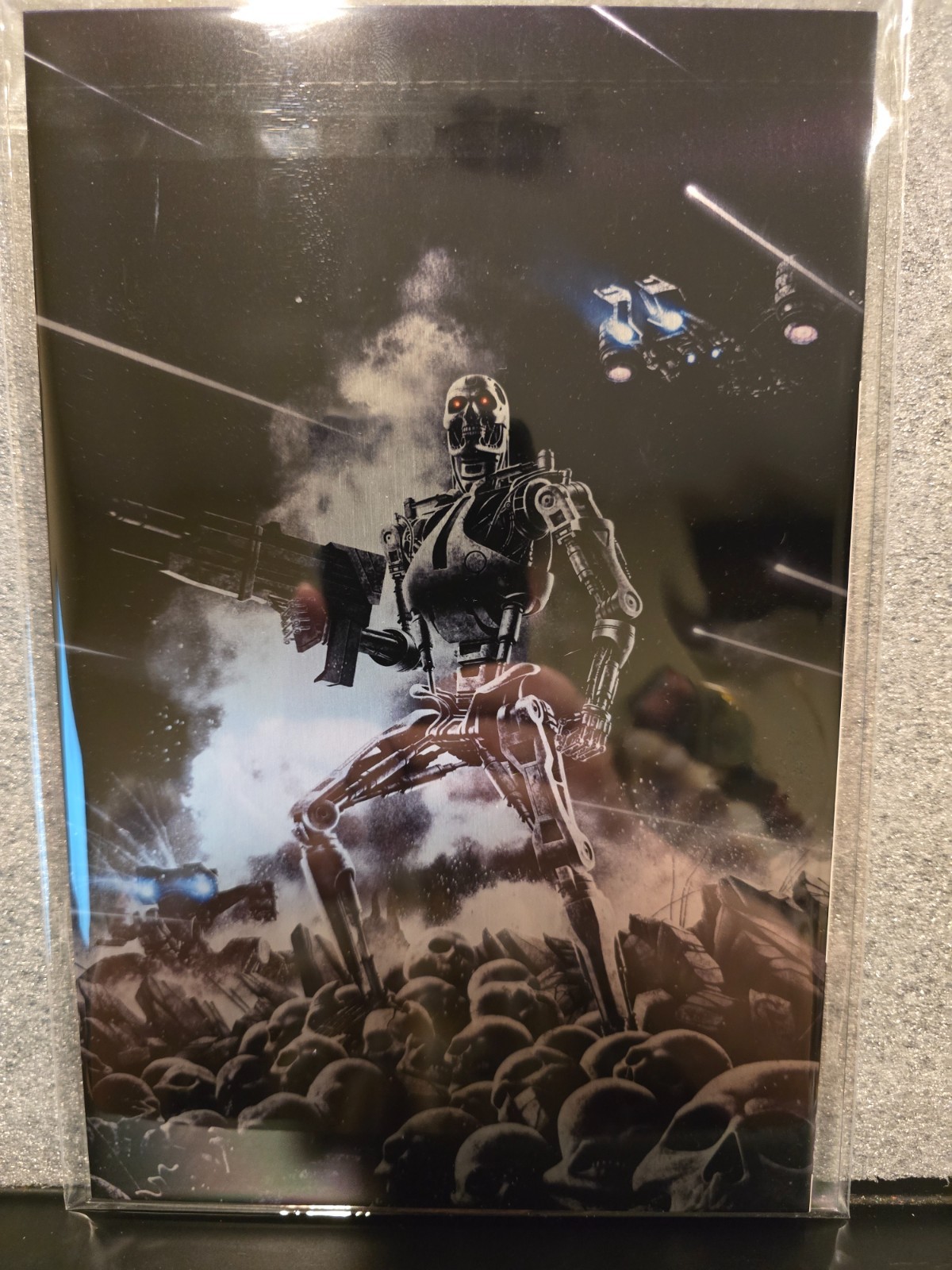 The Terminator Comic (Dynamite) Metal Cover 2024 NYCC
