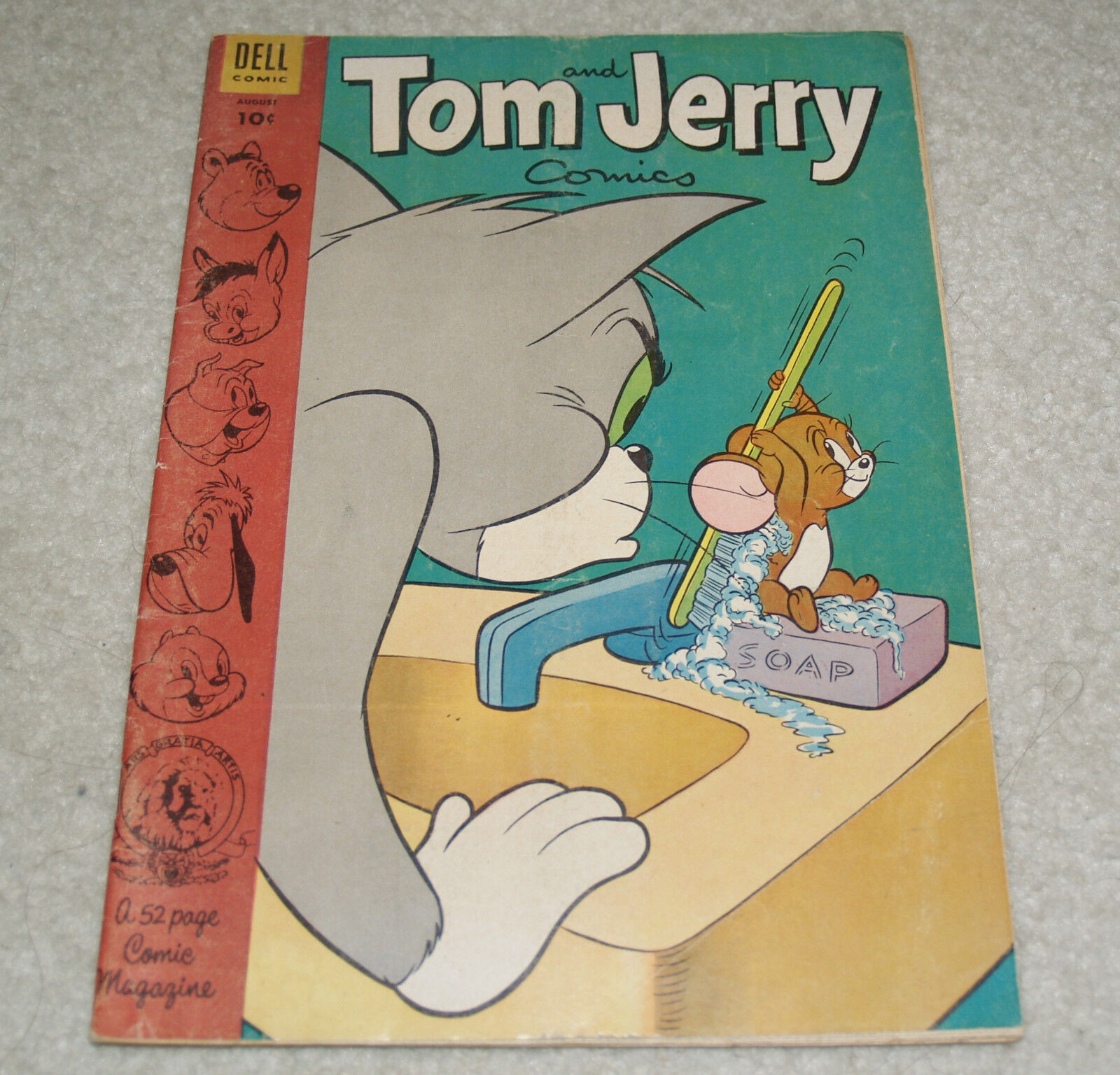 Tom & Jerry issue# 121 ( Dell , 1954)  low / mid grade