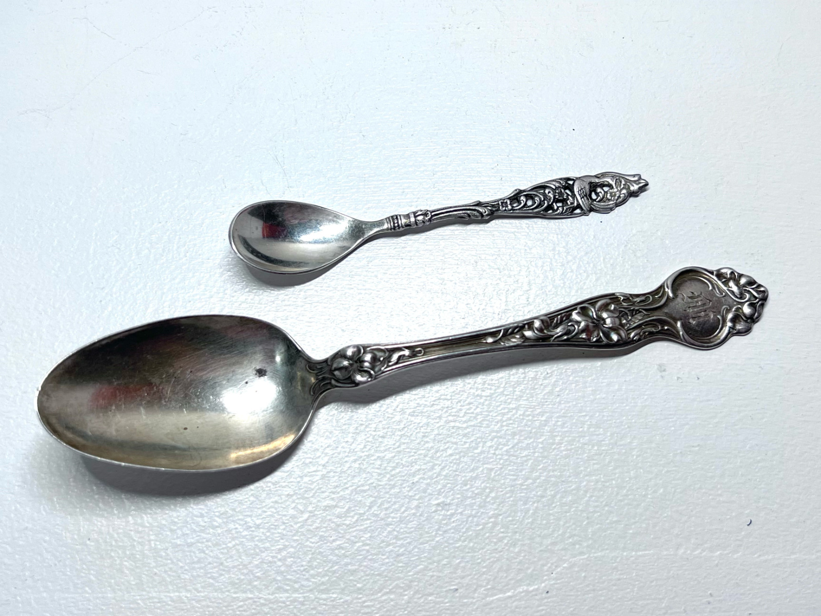 Vintage Two Sterling Silver Spoons