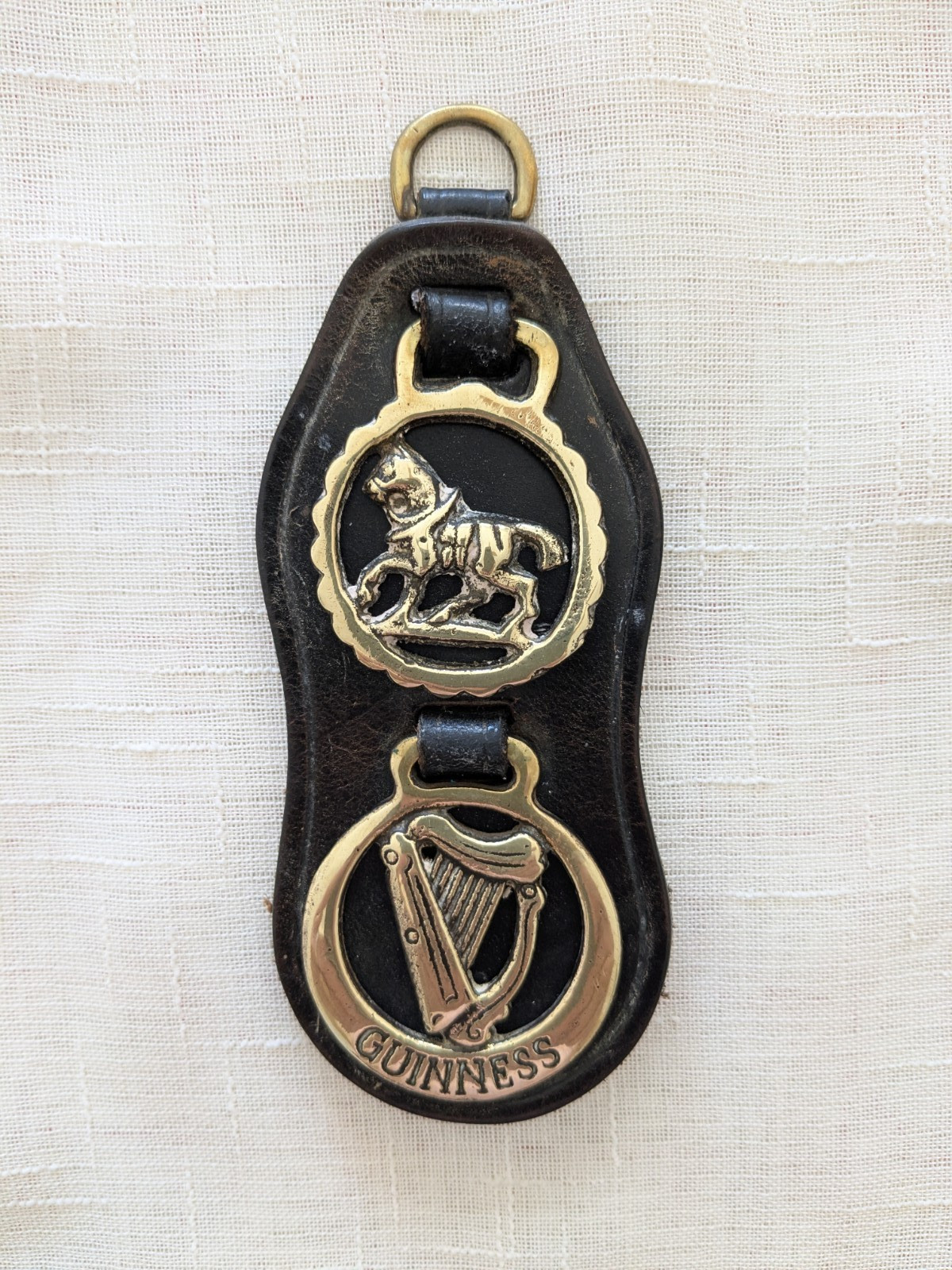 Martingale Decorative Strap w/Brass GUINESS HARP Brass HORSE 5 Martingale Decorative Strap w/Brass GUINESS HARP Brass HORSE 5