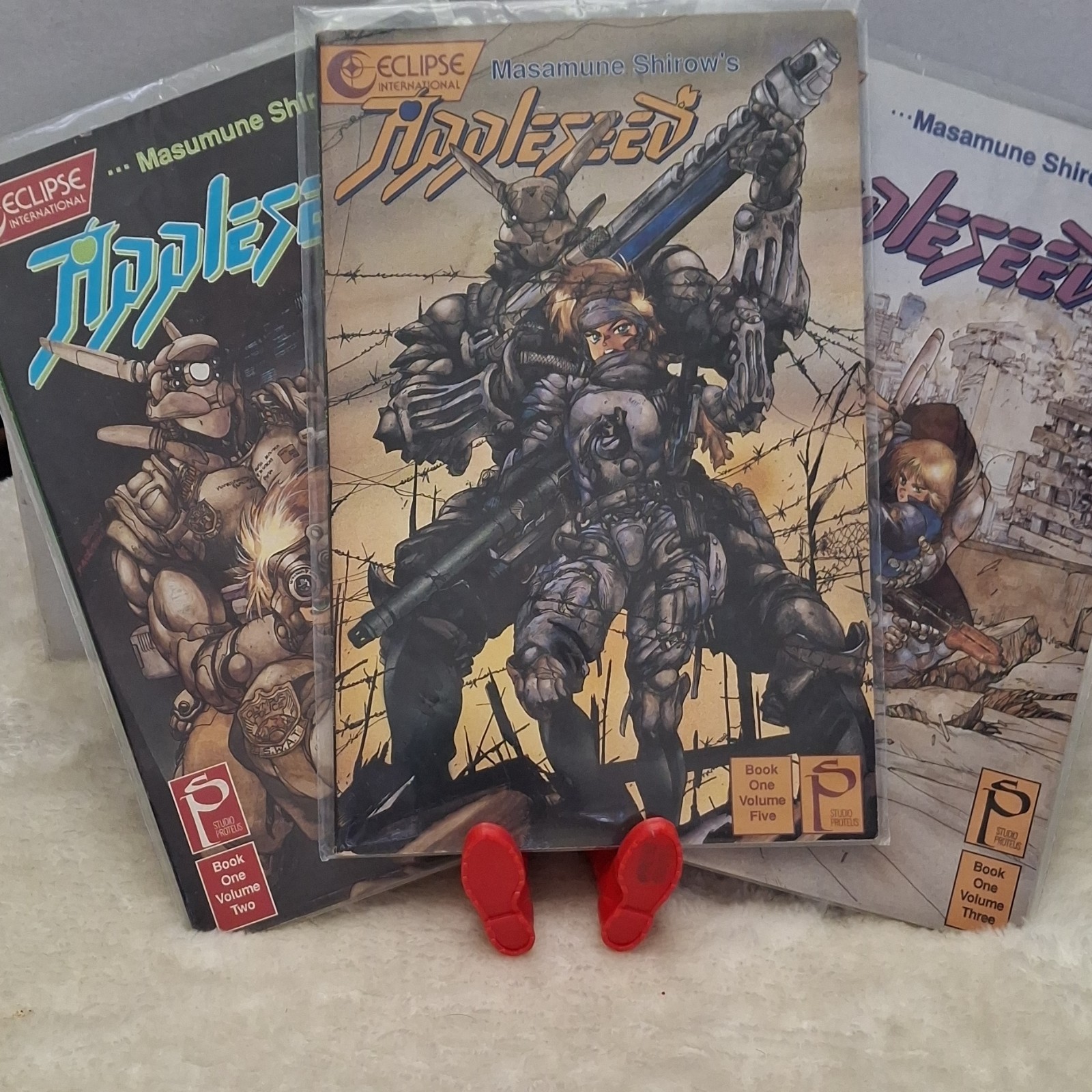 Lot of 3 Appleseed Vol. 2,3,5 Eclipse Manga Masamune Shirow English