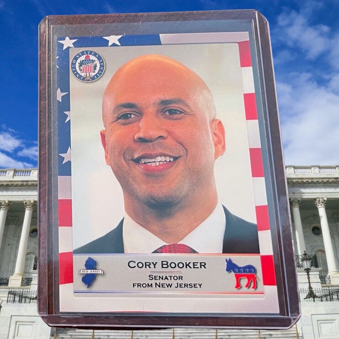 2020 Fascinating Cards RARE Cory Booker RC New Jersey /100 Not Decision Update