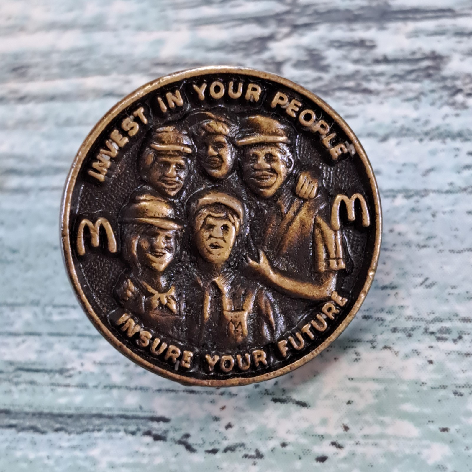 McDonald\'s Crew Employee Pin - Invest In Your People Insure Your Future