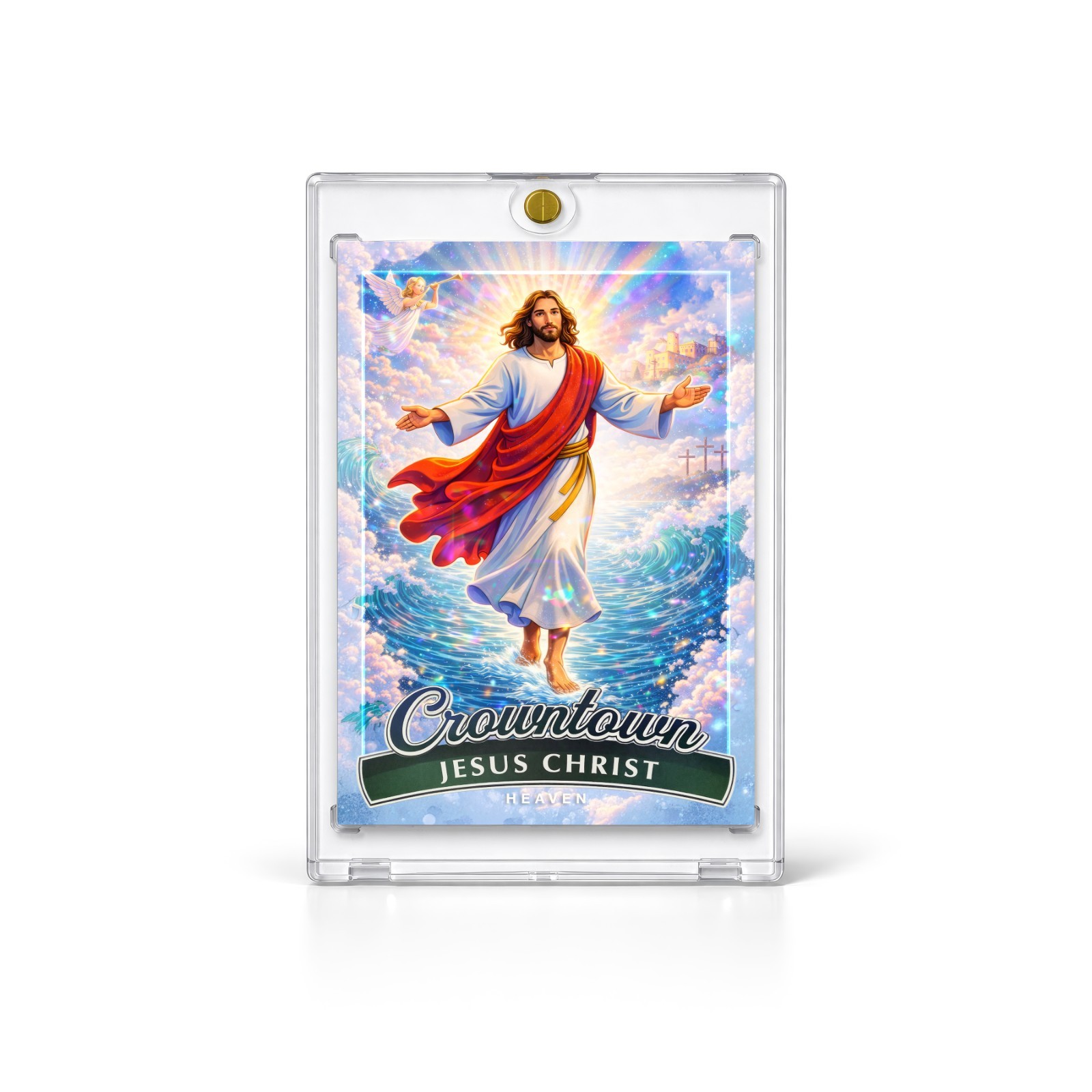 Jesus Christ Trading Card | Holographic | Religious Collectible | GLRC Card Co