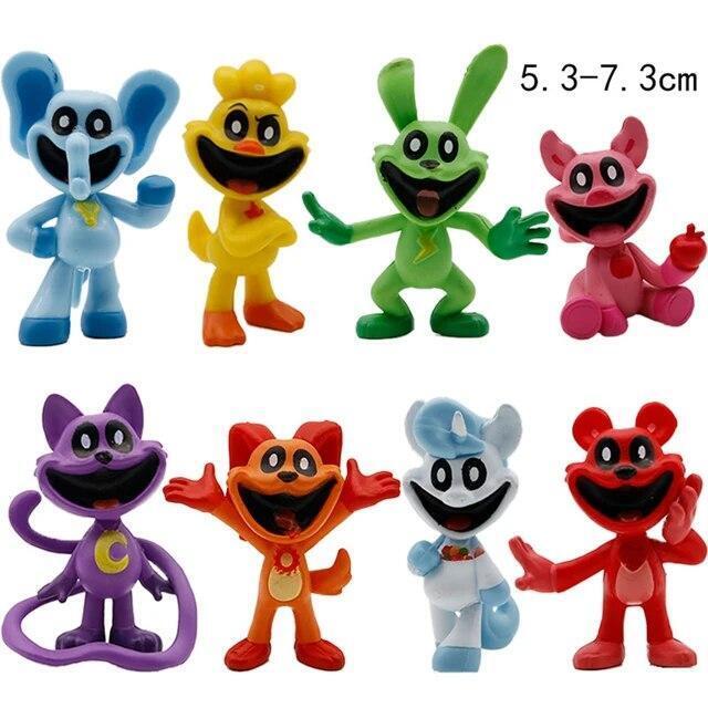 8 Smiling Critters Toys Figure Birthday Gift Catnap Plushie Collection Girl Boy