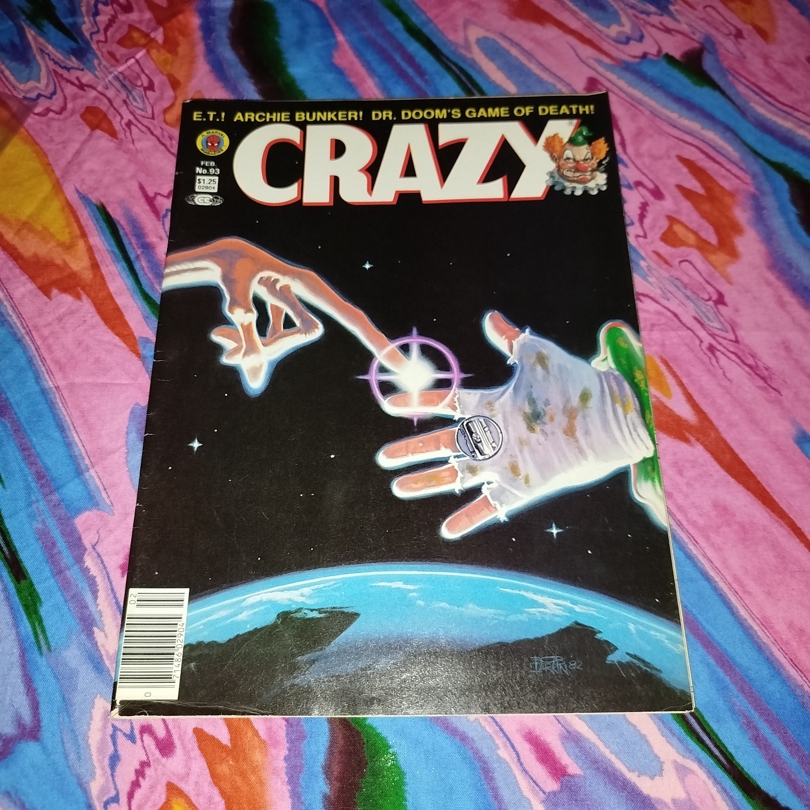 Crazy Magazine #93 1982 Marvel comics Dr Strange Rare HTF Crazy Magazine #93 1982 Marvel comics Dr Strange Rare HTF