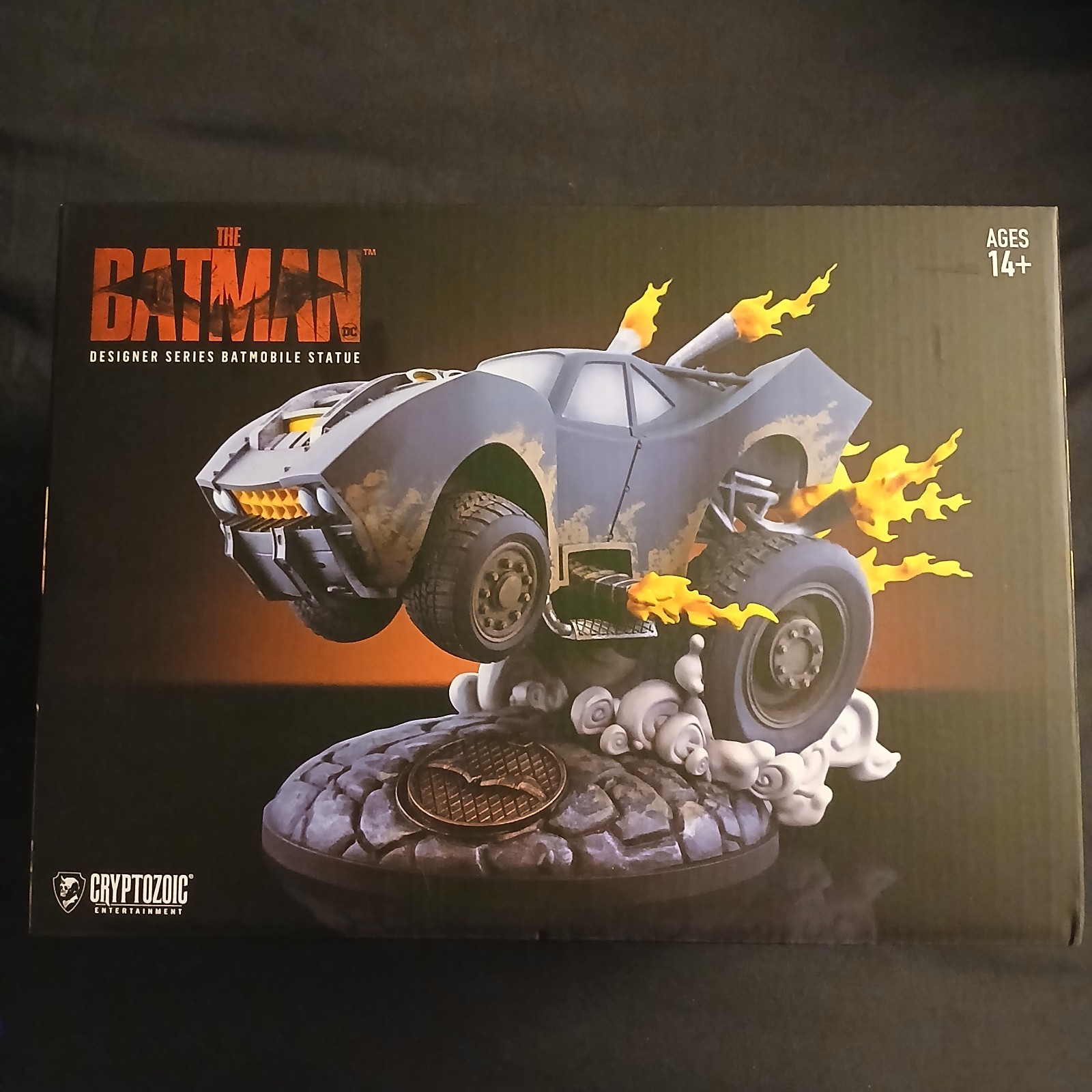CRYPTOZOIC THE BATMAN DESIGNER SERIES BATMOBILE STATUE BATMAN BATMOBILE NEW