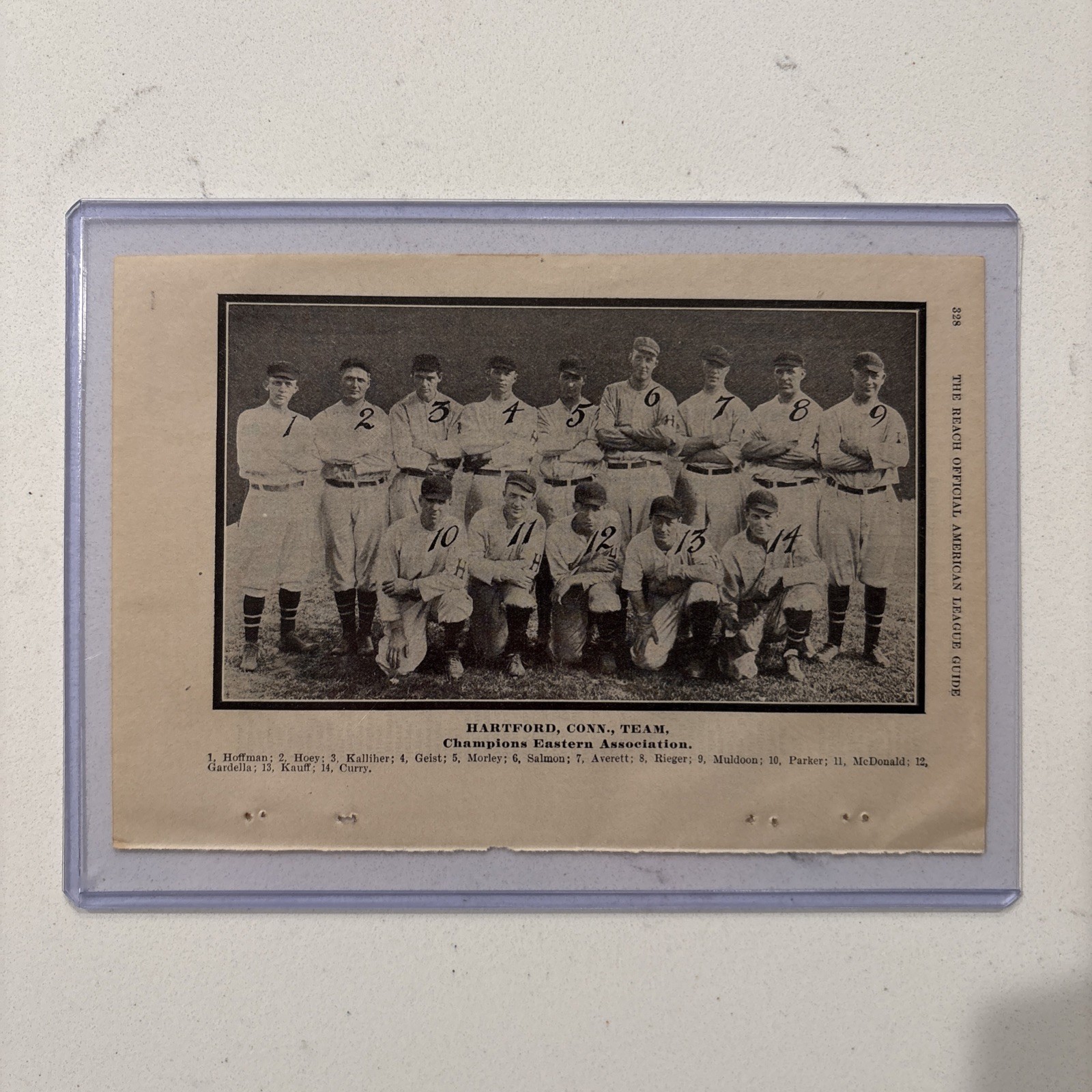 1913 Hartford CT Baseball Team Picture Eastern League Champions Rare Antique