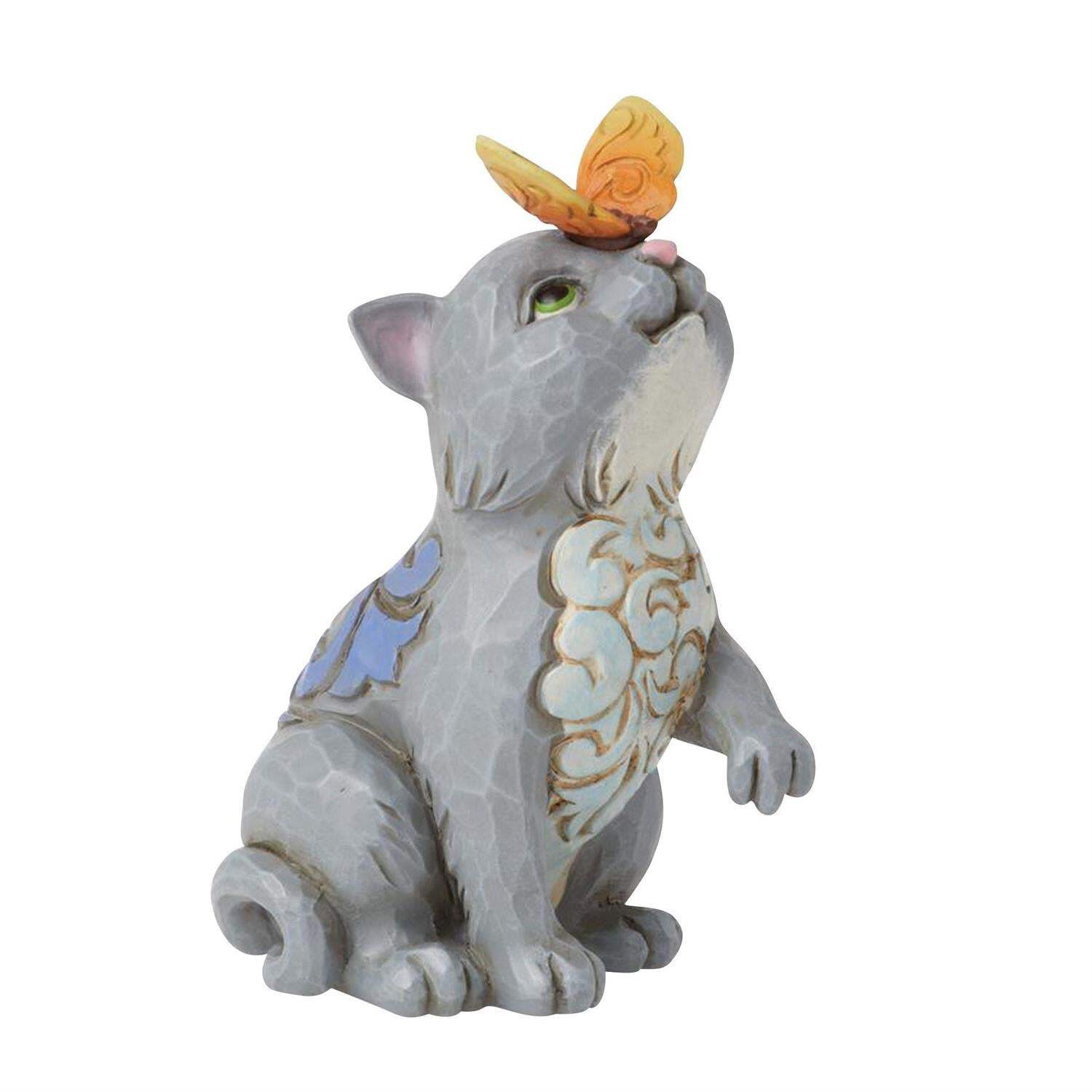 Jim Shore Cat and Butterfly Mini Figurine 6016382 2025