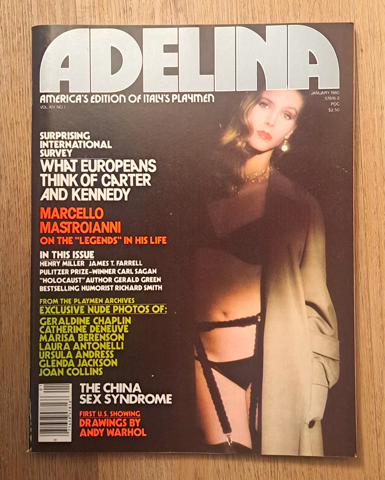Adelina Magazine Jan 1980 Vol XIV No 1 Marcello Mastroianni Henry Miller Adelina Magazine Jan 1980 Vol XIV No 1 Marcello Mastroianni Henry Miller