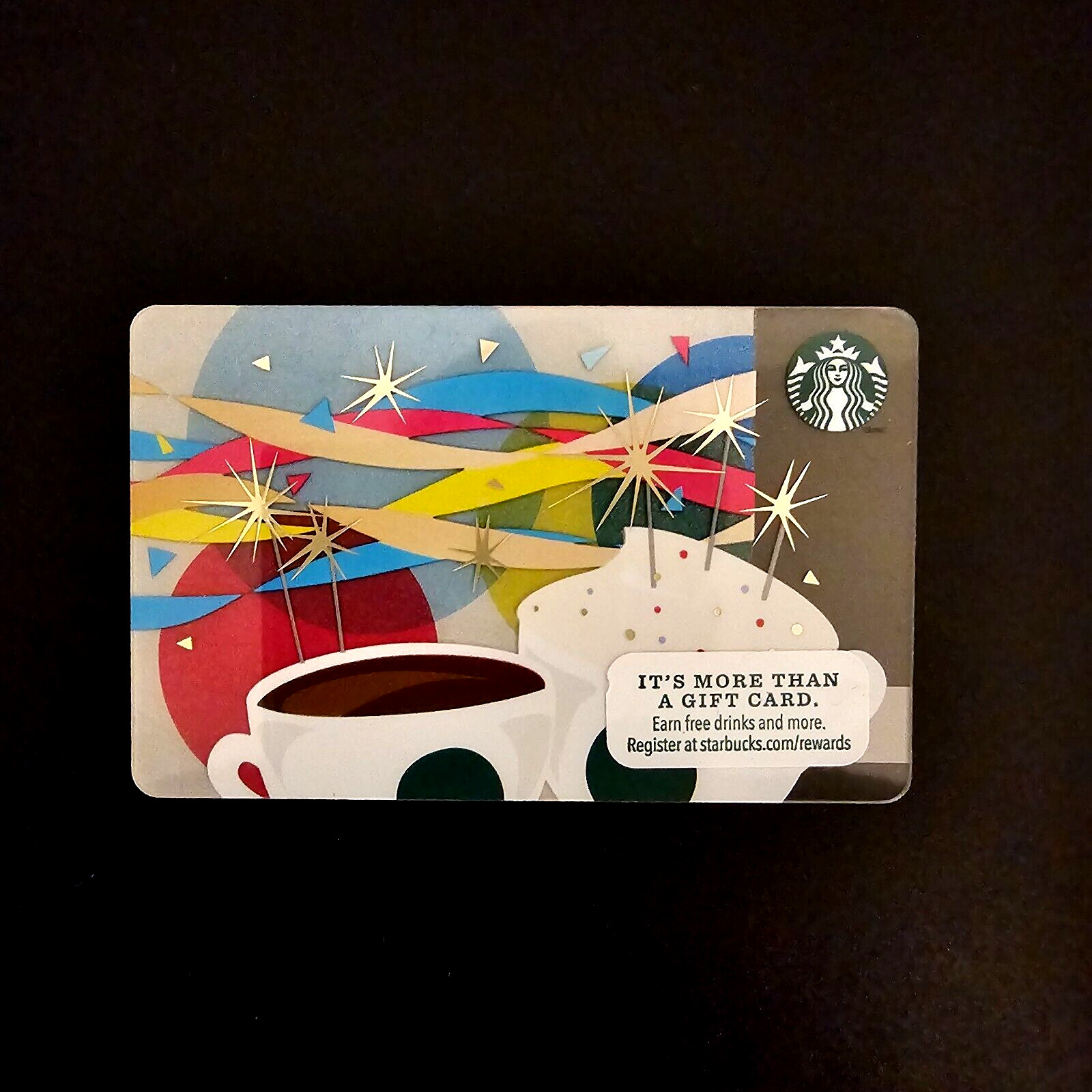Starbucks Colorful Birthday Sparklers #6106 2013 NEW COLLECTIBLE GIFT CARD $0 Starbucks Colorful Birthday Sparklers #6106 2013 NEW COLLECTIBLE GIFT CARD $0