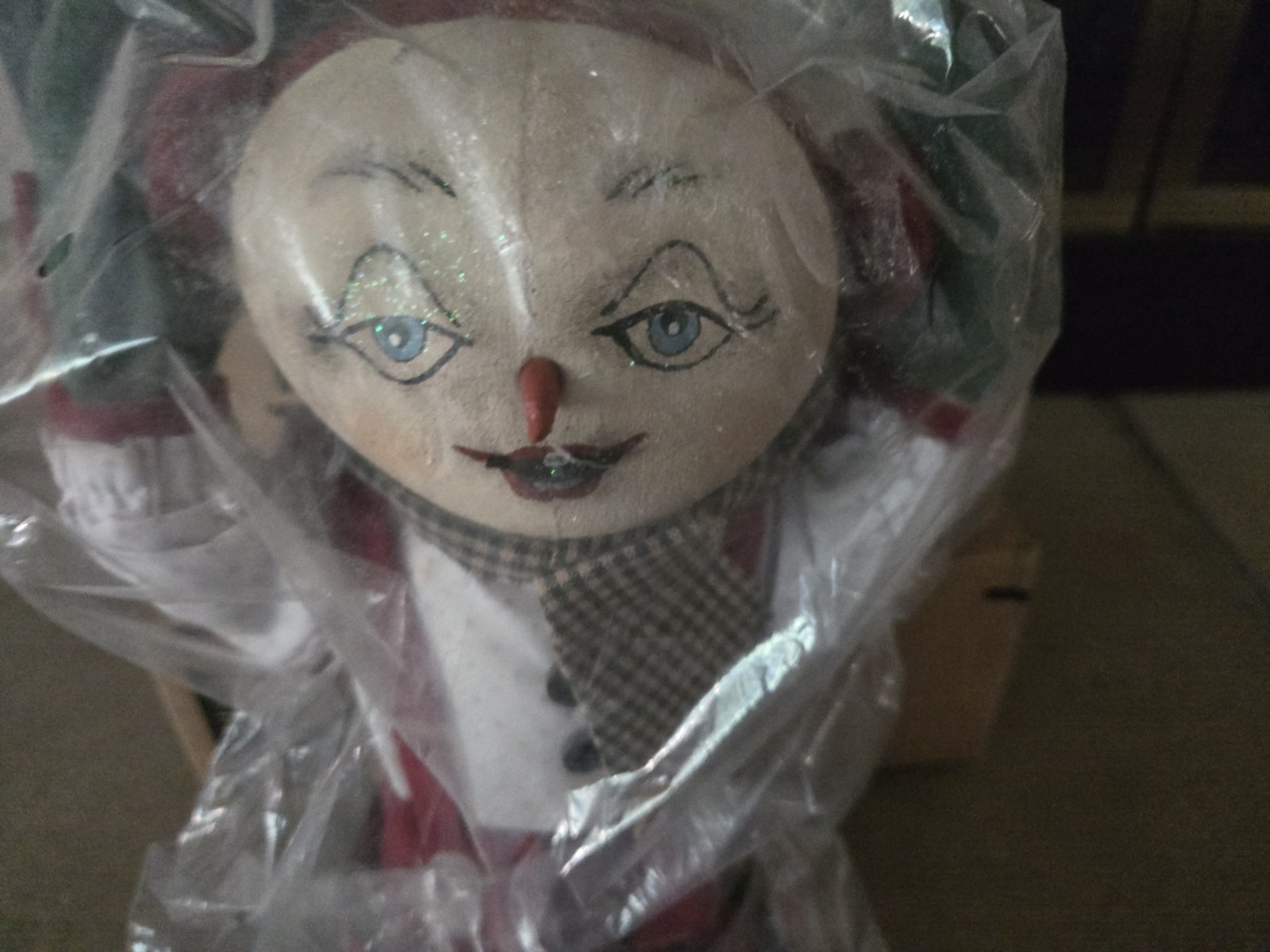 Rare Joe Spencer Gathered Traditions Snowman Karl Ice Skater Folk Art VINTAGE. 