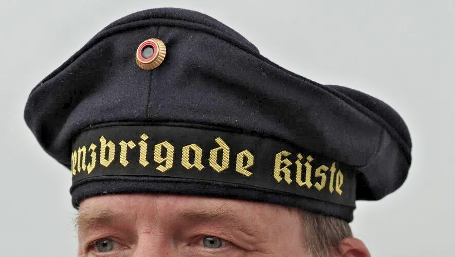 GBK Grenzbrigade Küste East German Coastal Border Guards Cap Band/Sash Only