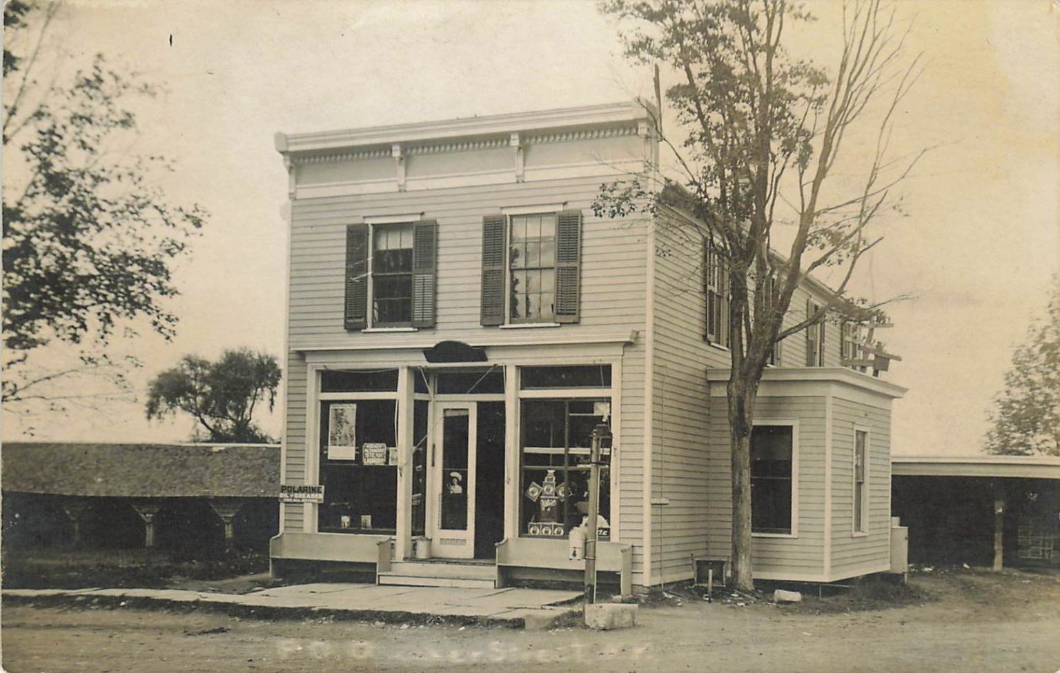 Quaker St Duanesburg NY General Store Post Office Rppc Postcard Early 1900s