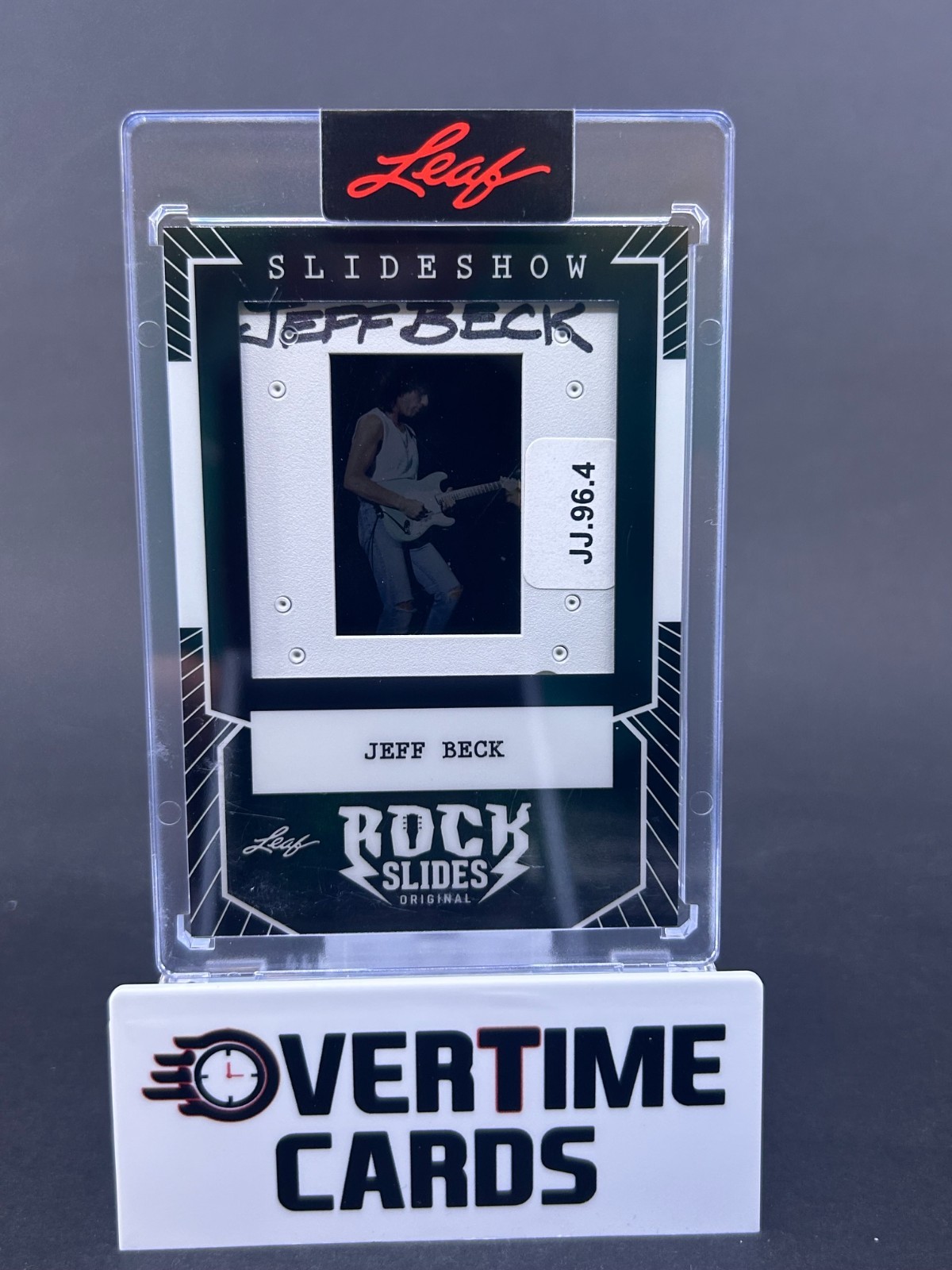 2026 Leaf Slideshow Jeff Beck Rock Slides Prismatic Black #RS-JB1