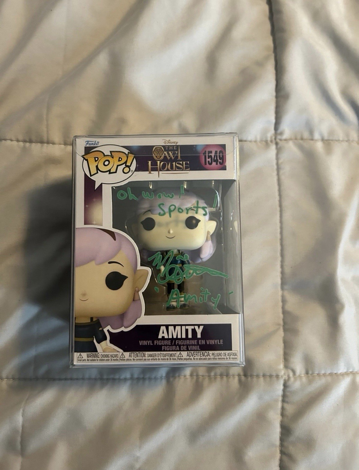 The Owl House Amity Funko Pop Signed