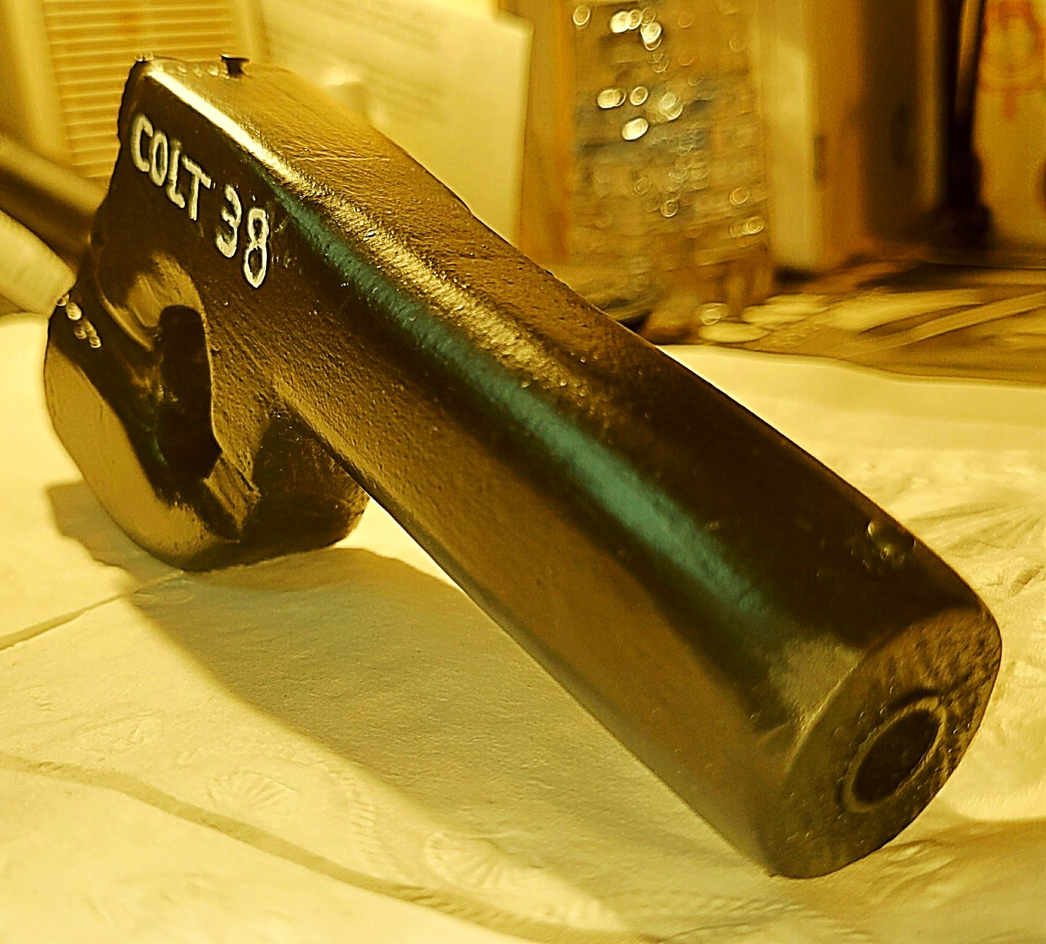 John Dillinger's Wooden Gun Hand-carved with Signature and Author letter