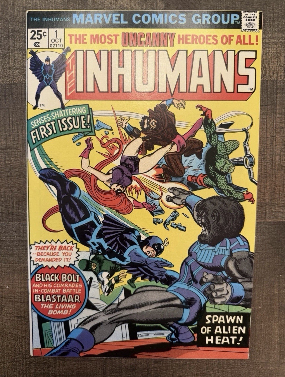 Inhumans #1 (Vol. 1), Marvel October 1975 VF+ Inhumans #1 (Vol. 1), Marvel October 1975 VF+