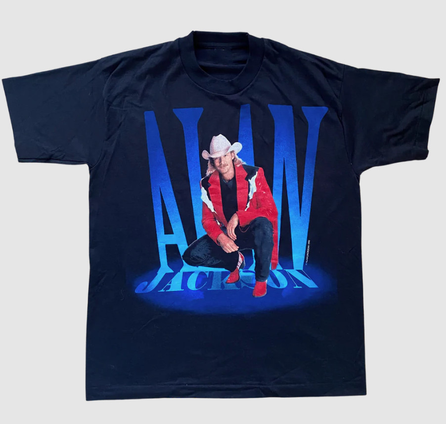 Vintage Alan Jackson Deadstock Who I Am Cotton S-234XL Gift Street Style DM88 Vintage Alan Jackson Deadstock Who I Am Cotton S-234XL Gift Street Style DM88