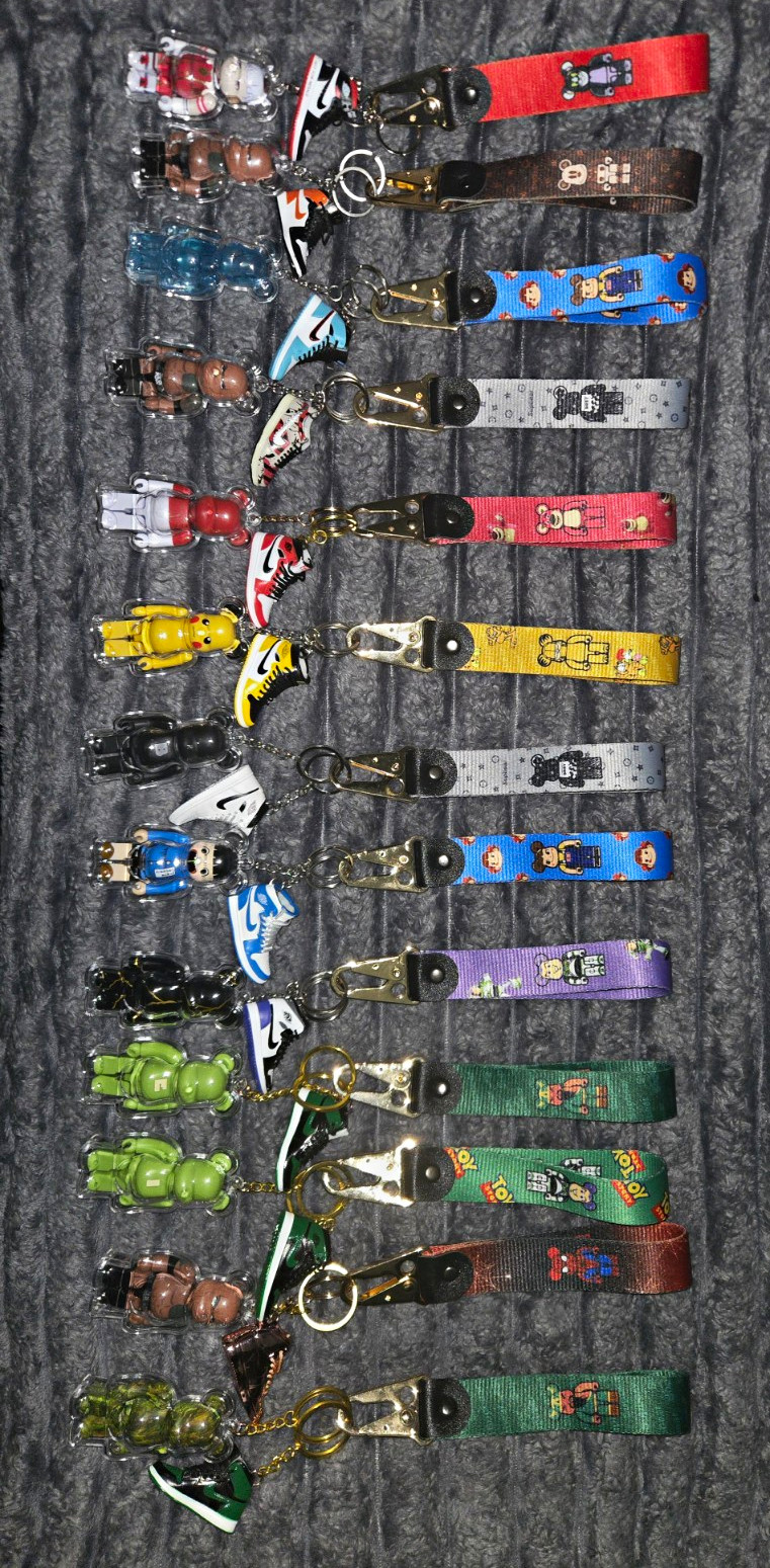Lot Of Sup Bear Key Chains. New 