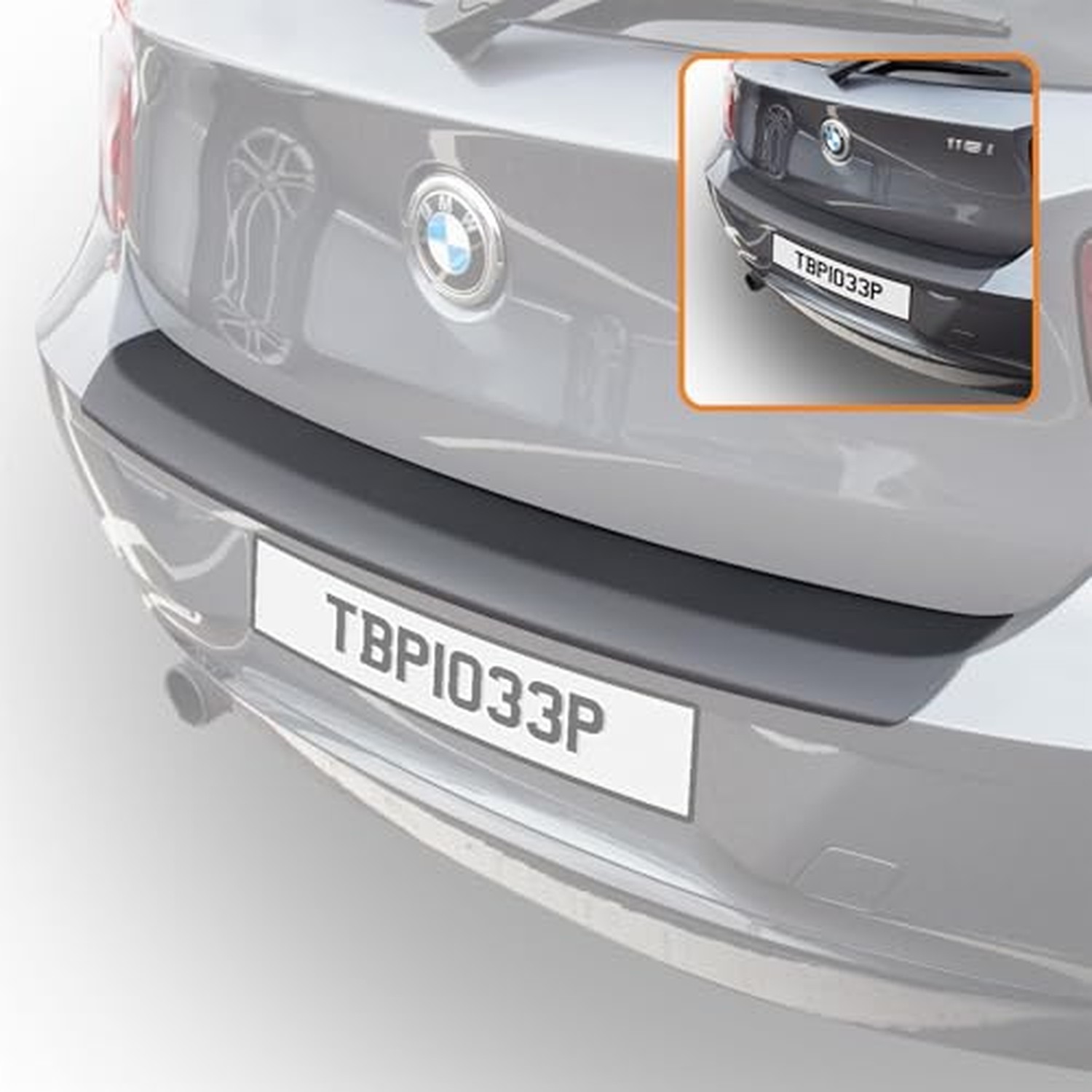 Travall Car Trunk Bumper Protector Compatible with BMW 1 Series Hatchback (20...
