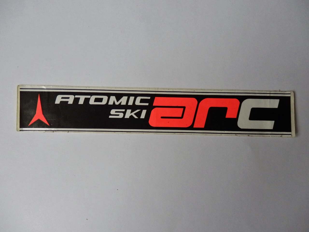 Original Vintage ATOMIC SKI ARC Ski Sport Sticker Sticker Sticker