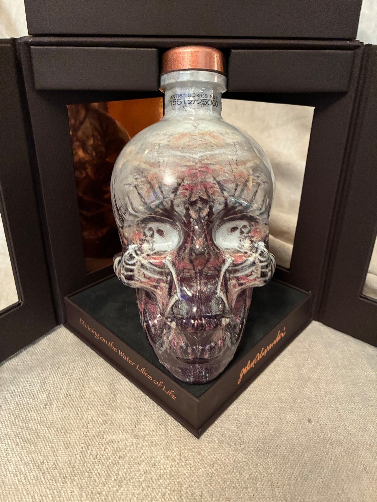 Crystal Head Skull by Alexander Dancing On The Water Lilies Of Life Ltd Ed
