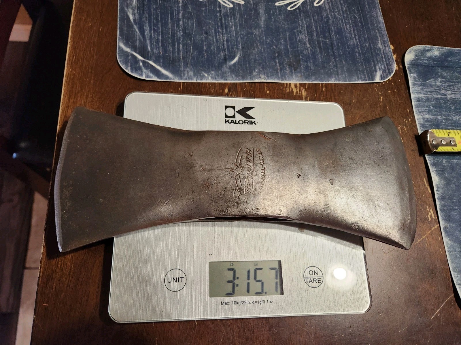 Vintage 4 Lb Sharp Swamping Axe Zenith Marshall Wells double bit axe head Sweet 