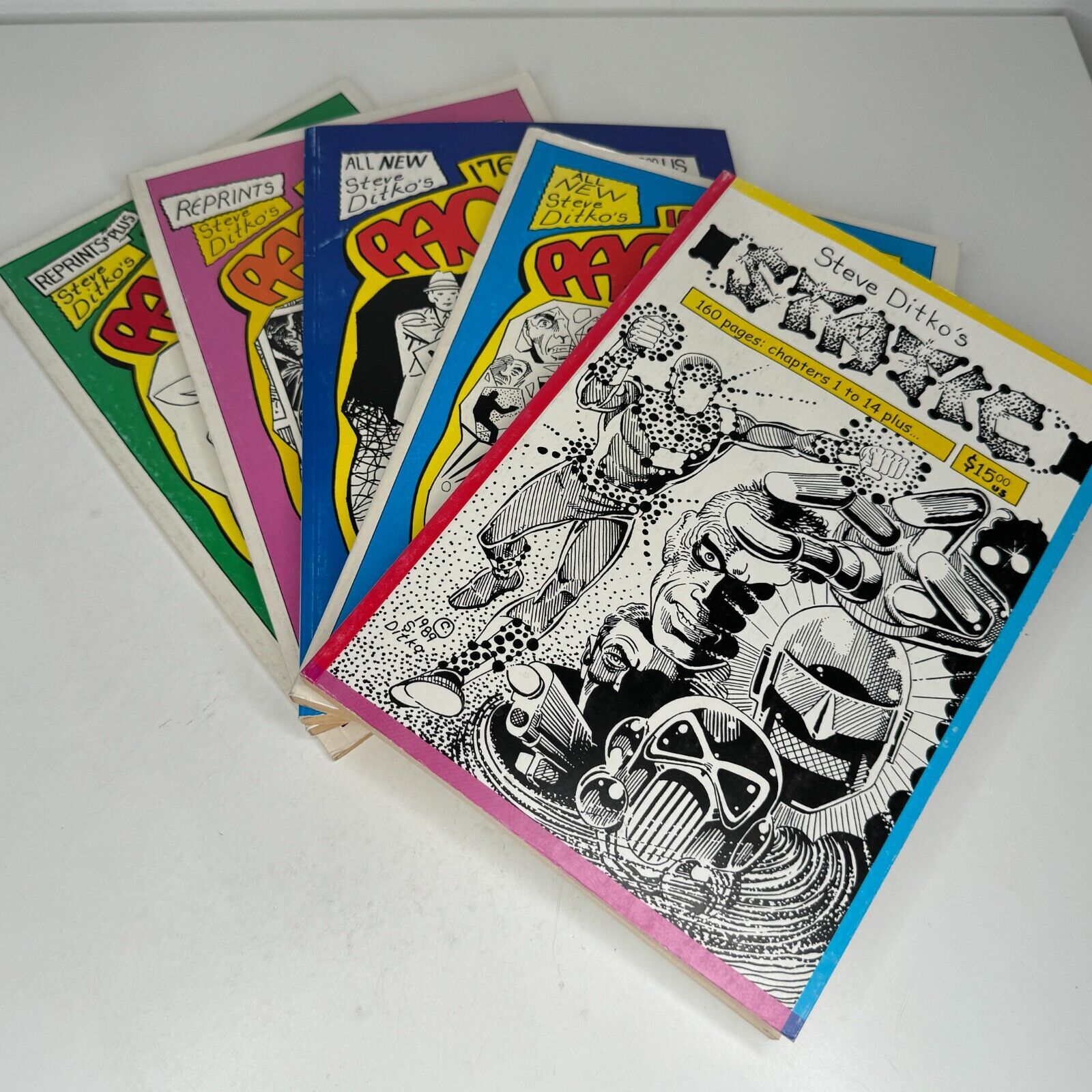 Steve Ditko\'s Bundle Comic Books Lot of 5 books - Static and Issues 1-4