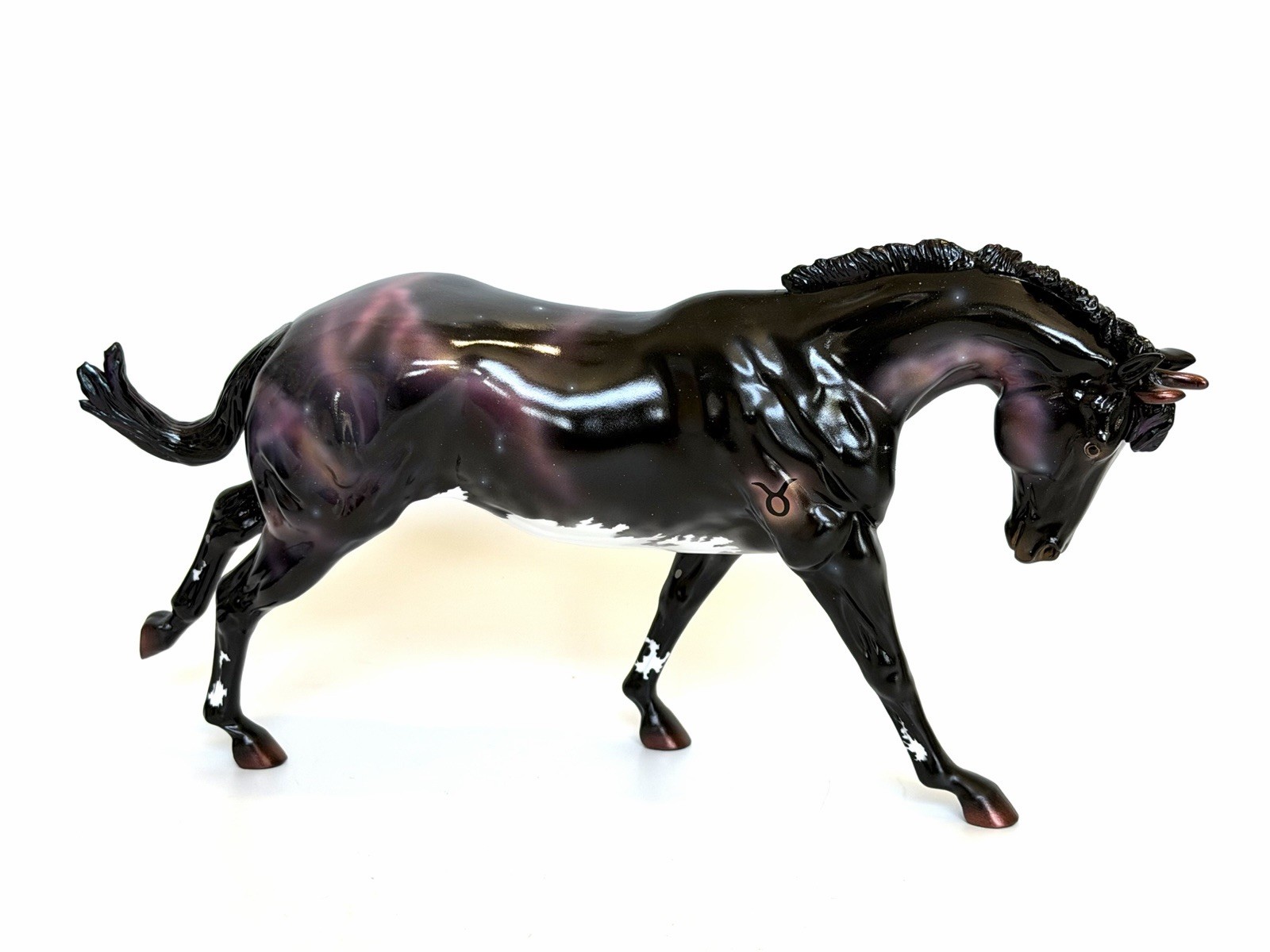 Stone Model Horse LE-10 EFCM Remington ATLAS Taurus Zodiac Deco Horns WOW