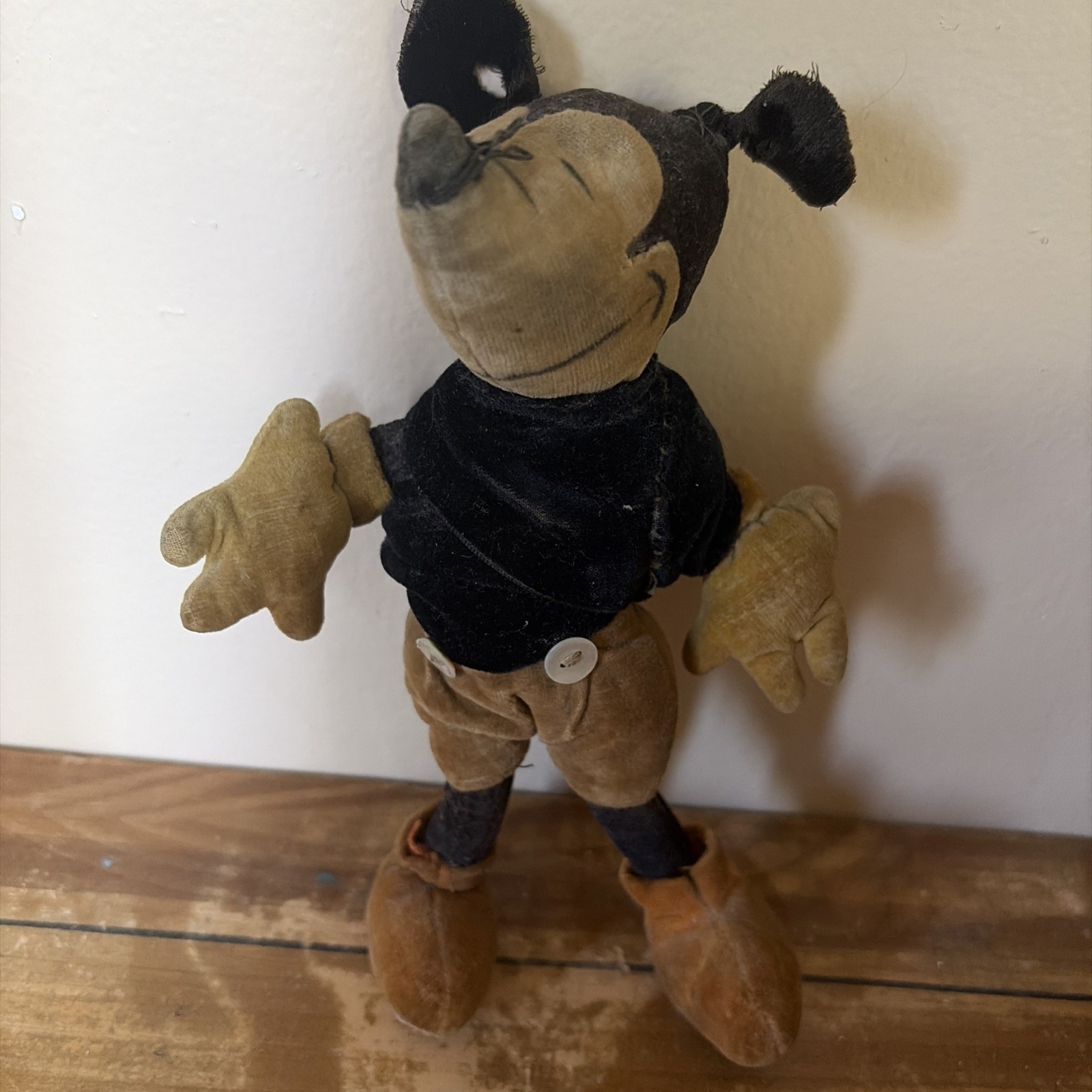 Rare Antique 1930s Steiff Mickey Mouse 6.5
